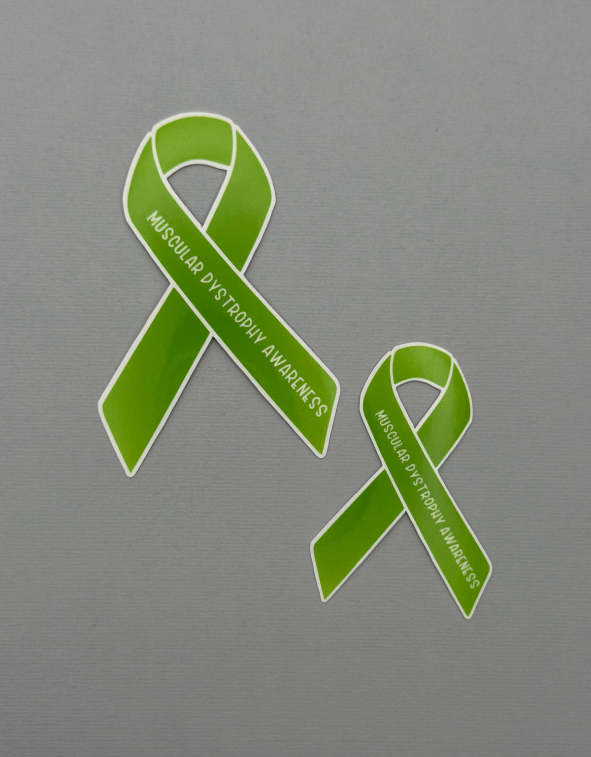 Muscular Dystrophy Awareness Ribbon Sticker or Magnet