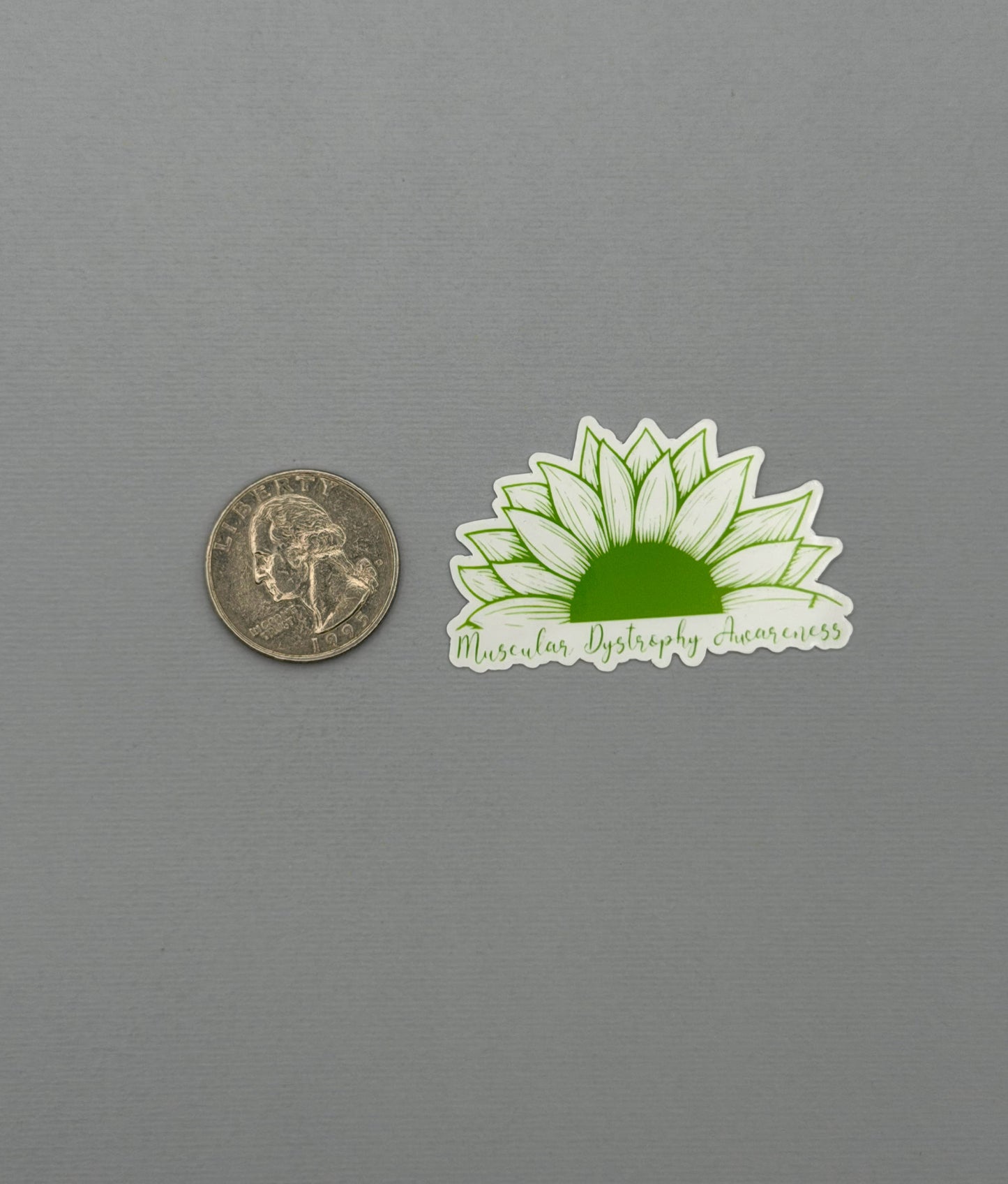 Muscular Dystrophy Awareness Sunflower Sticker or Magnet