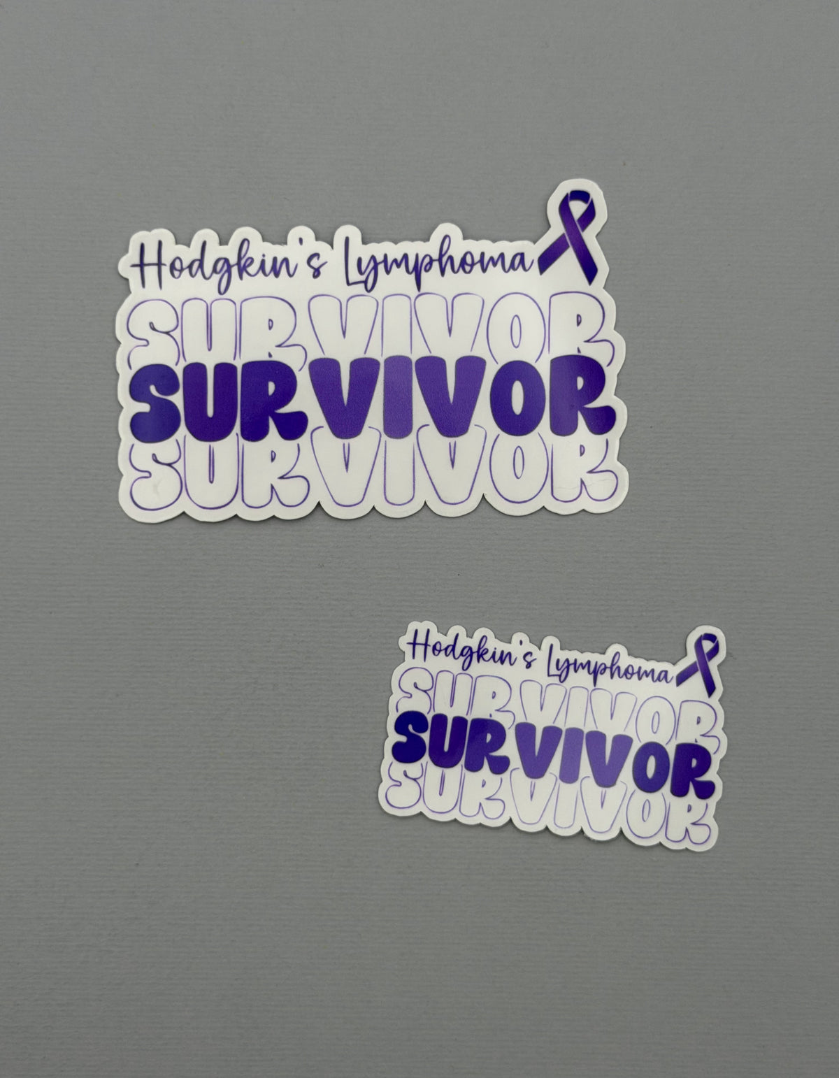 Hodgkin's Lymphoma Survivor Sticker or Magnet