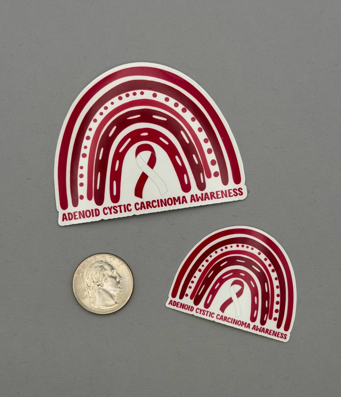 Adenoid Cystic Carcinoma Awareness Rainbow Sticker | ACC