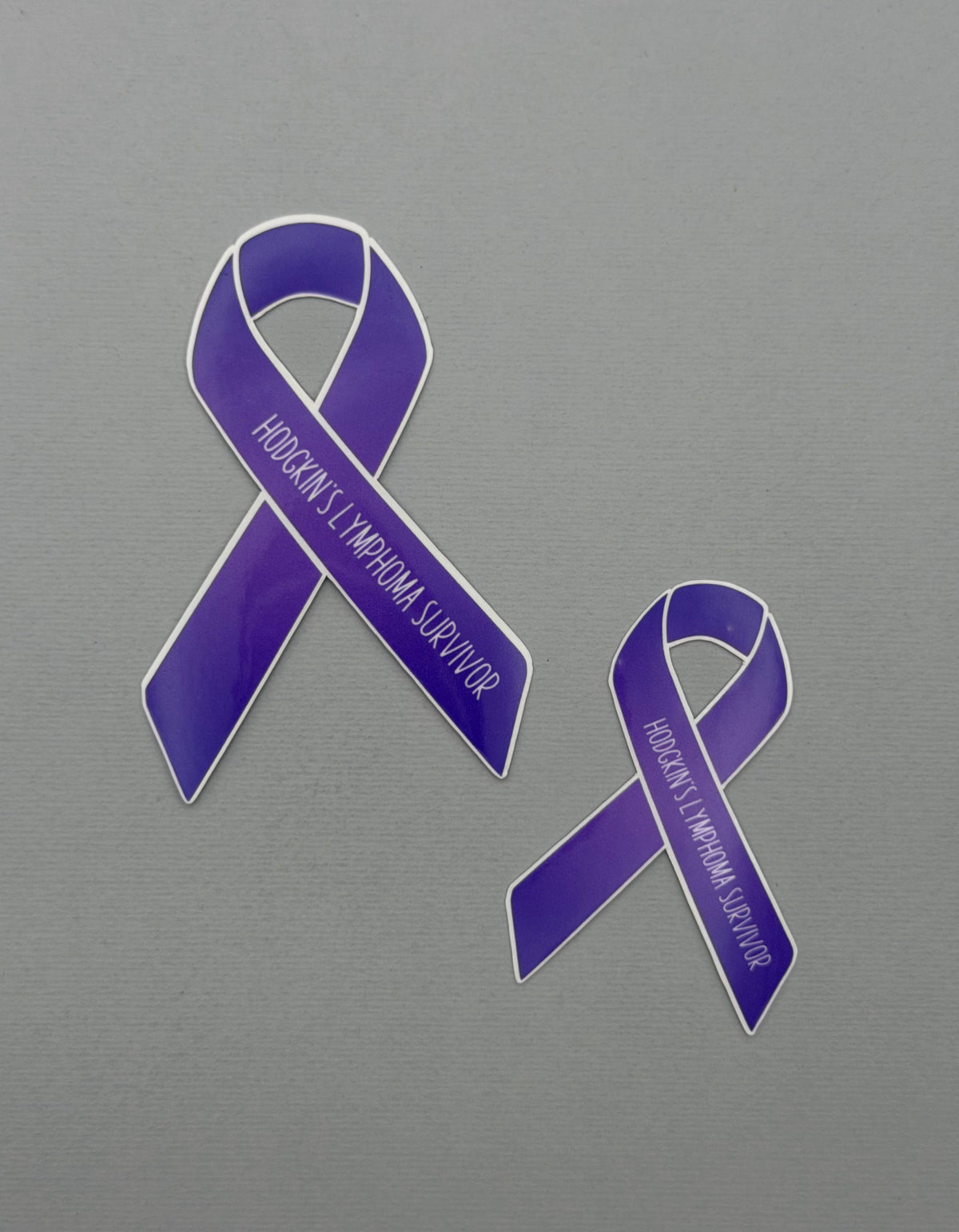 Hodgkin's Lymphoma Survivor Ribbon Sticker or Magnet