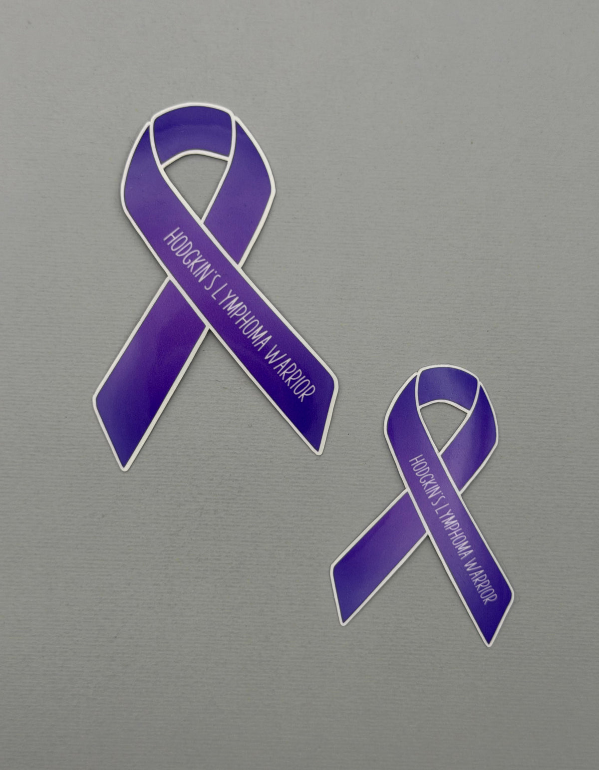 Hodgkin's Lymphoma Warrior Ribbon Sticker or Magnet