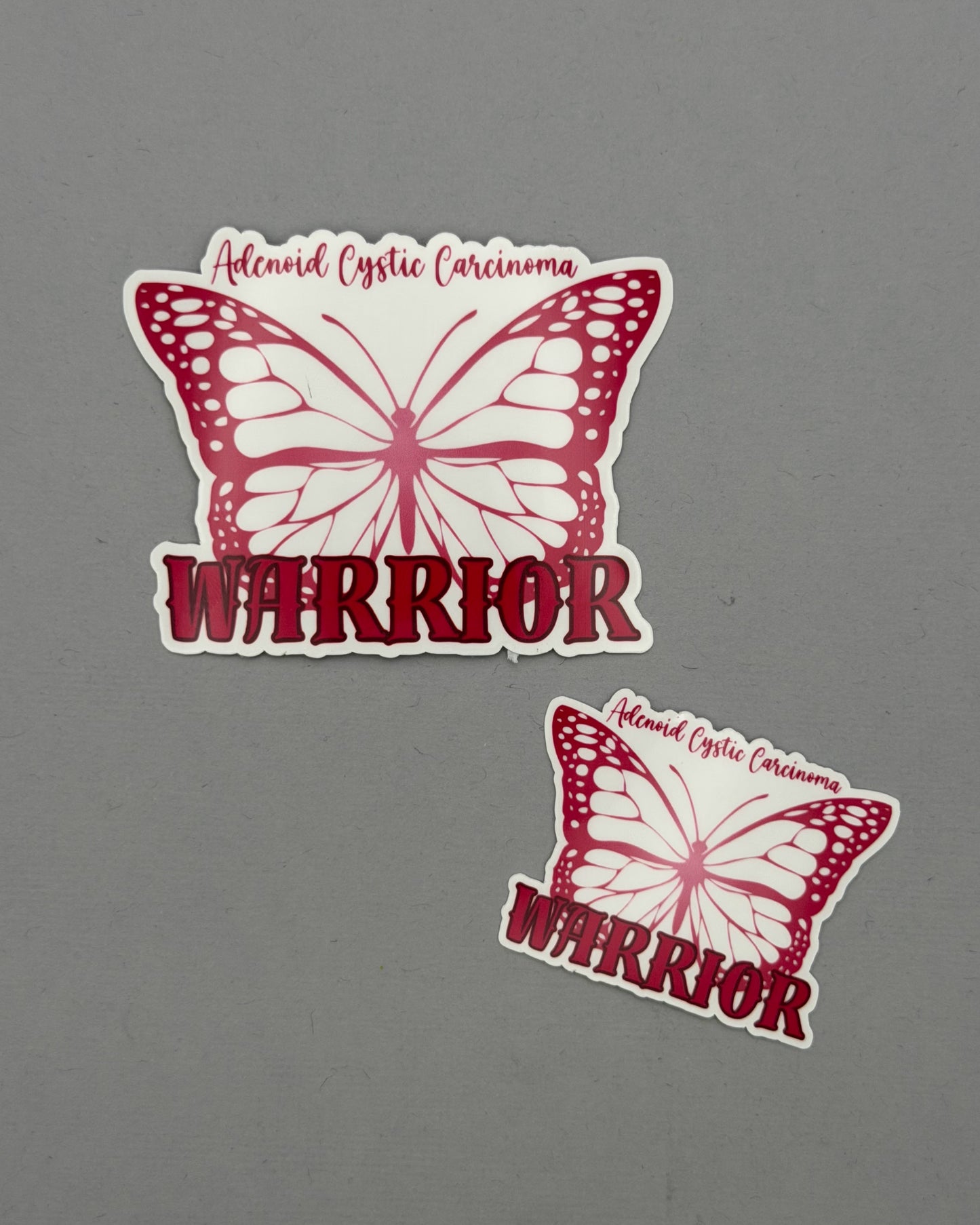 Adenoid Cystic Carcinoma Warrior Butterfly Sticker | ACC