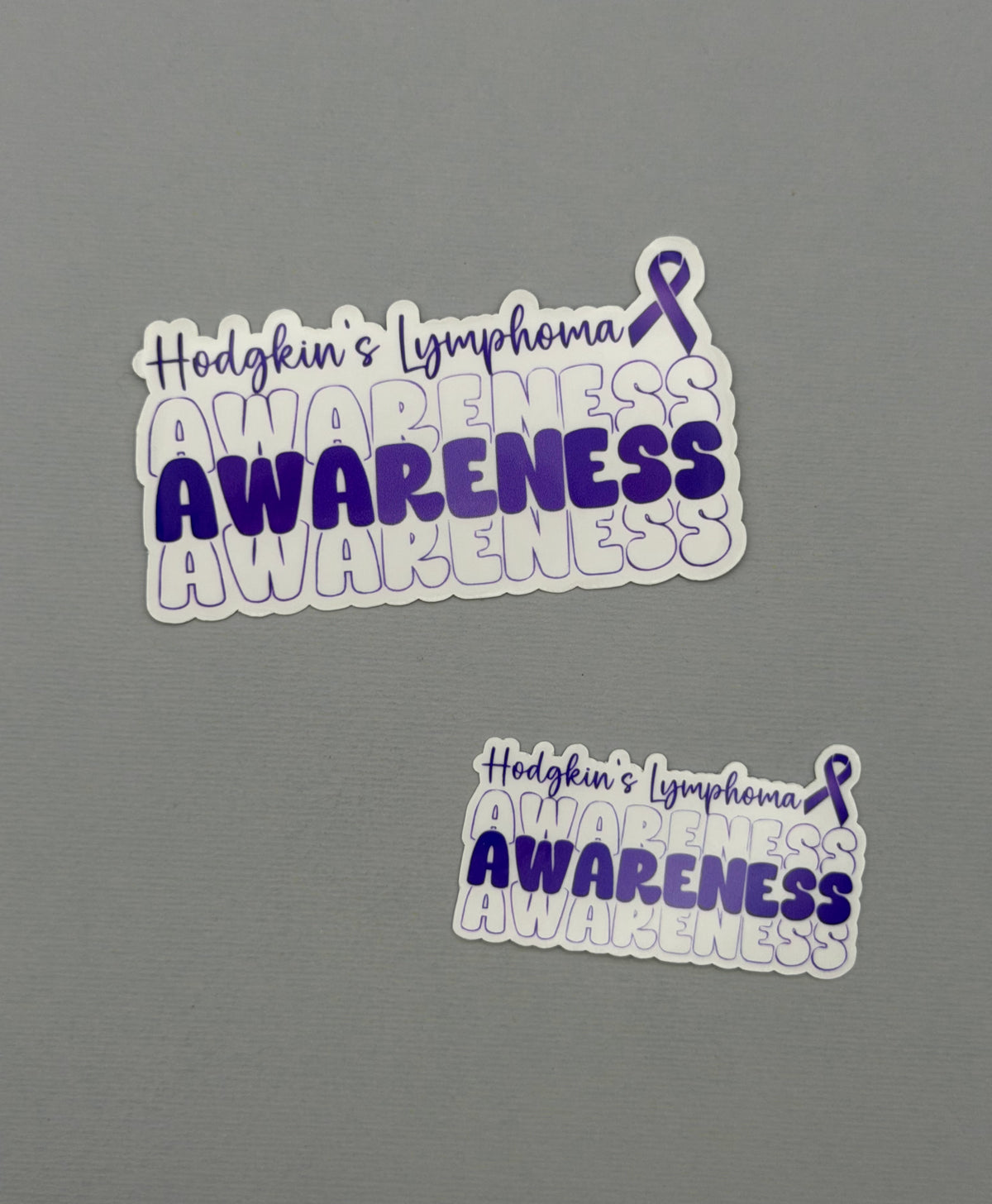 Hodgkin's Lymphoma Awareness Sticker or Magnet