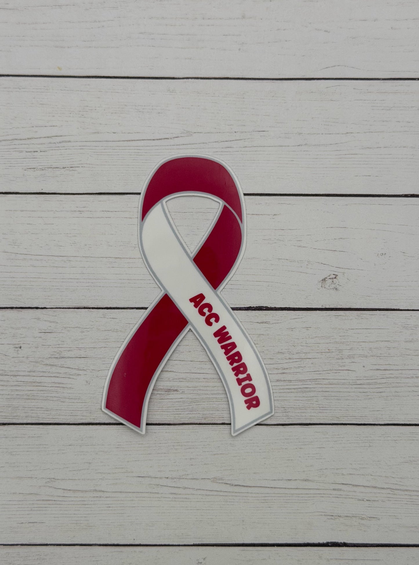 ACC Warrior Ribbon Sticker | Adenoid Cystic Carcinoma