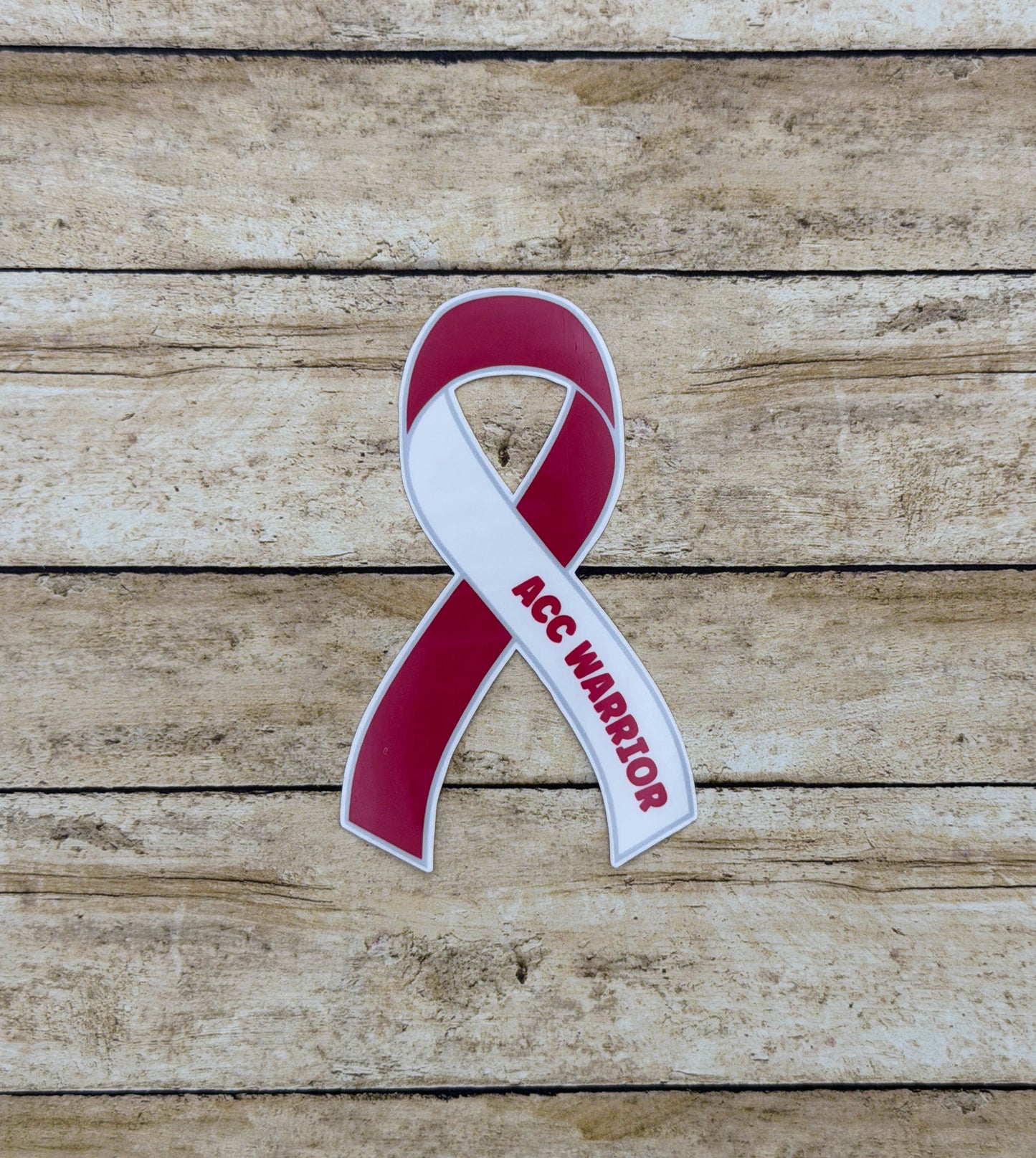 ACC Warrior Ribbon Sticker | Adenoid Cystic Carcinoma