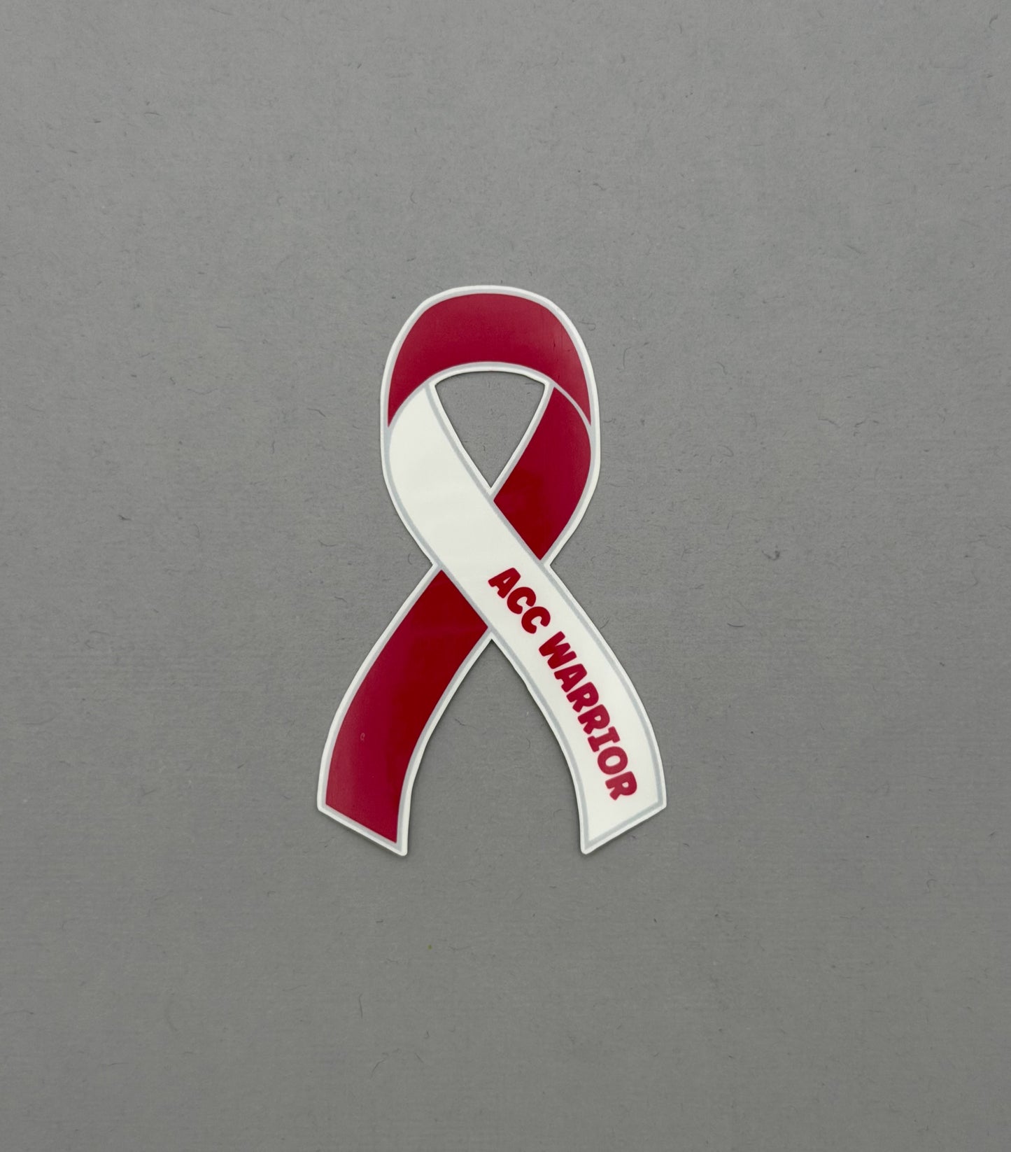 ACC Warrior Ribbon Sticker | Adenoid Cystic Carcinoma