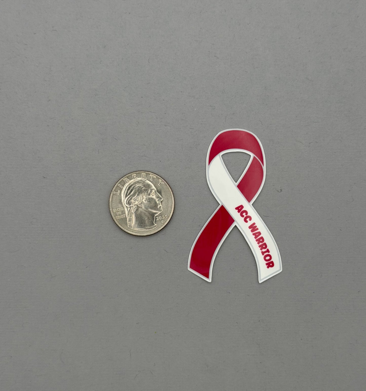 ACC Warrior Ribbon Sticker | Adenoid Cystic Carcinoma