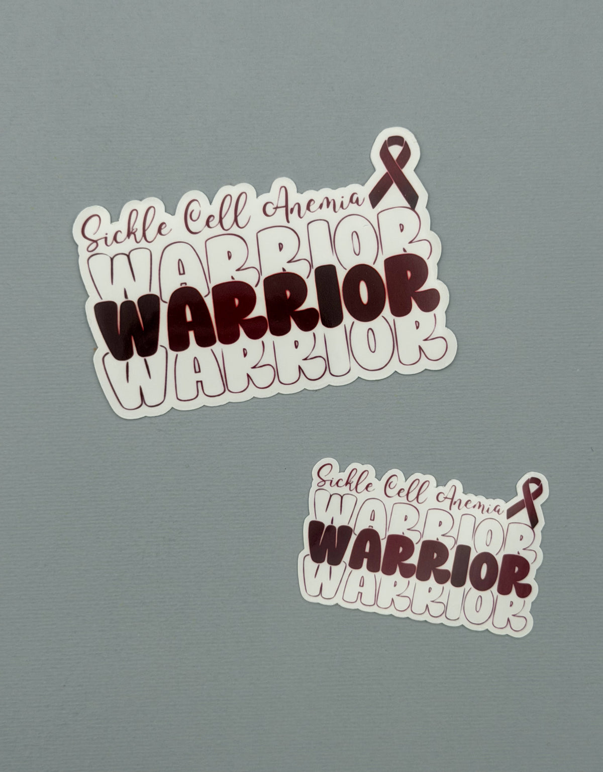 Sickle Cell Anemia Warrior Sticker or Magnet
