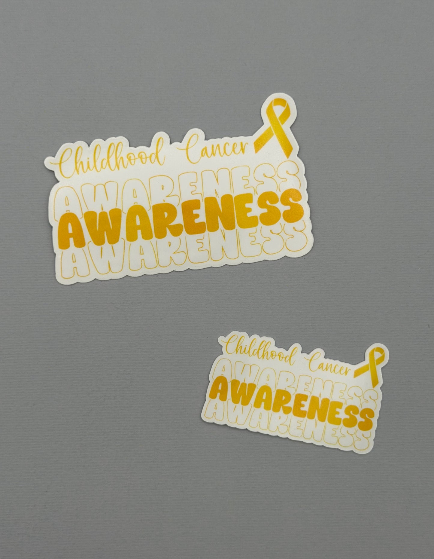 Childhood Cancer Awareness Sticker or Magnet