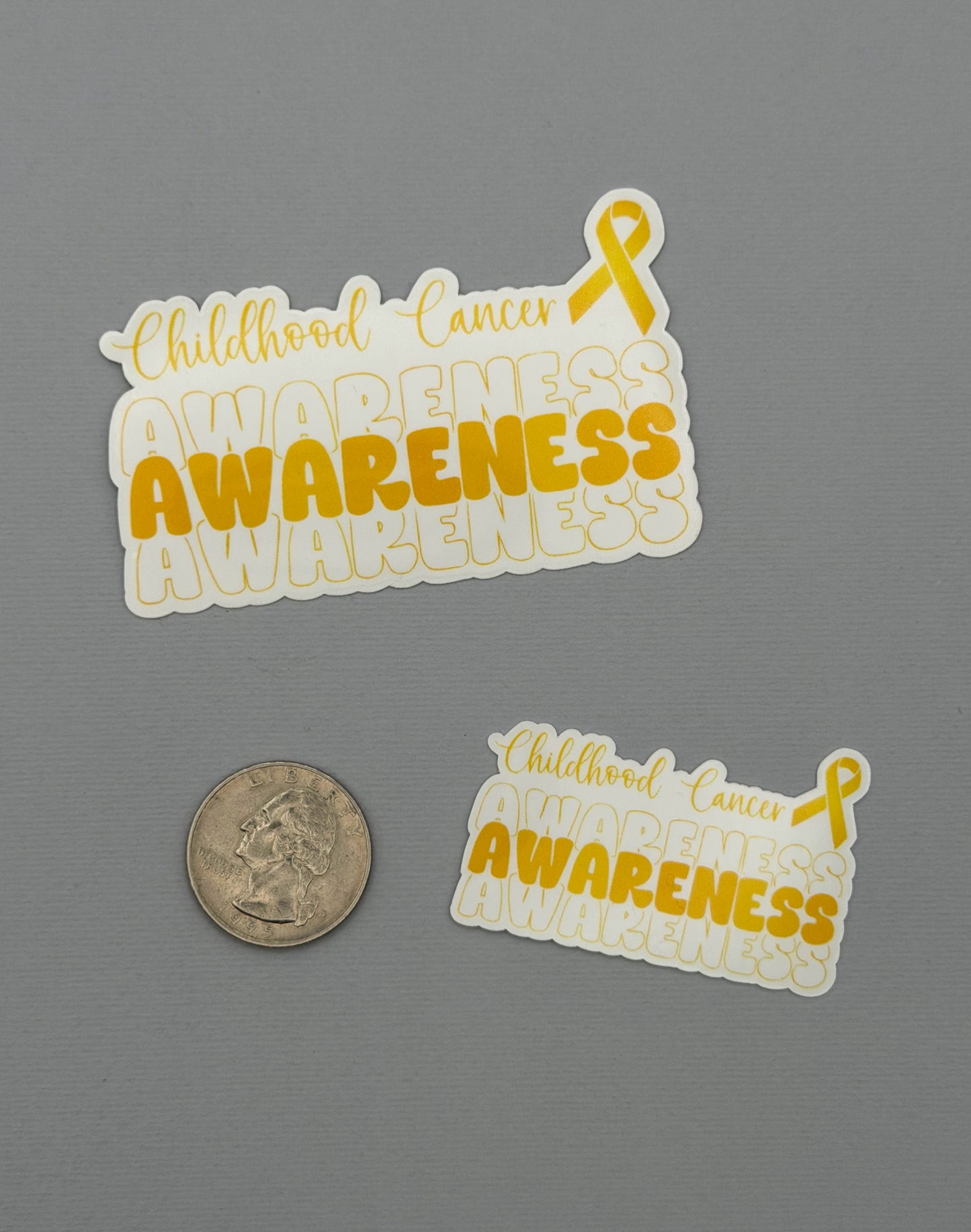 Childhood Cancer Awareness Sticker or Magnet