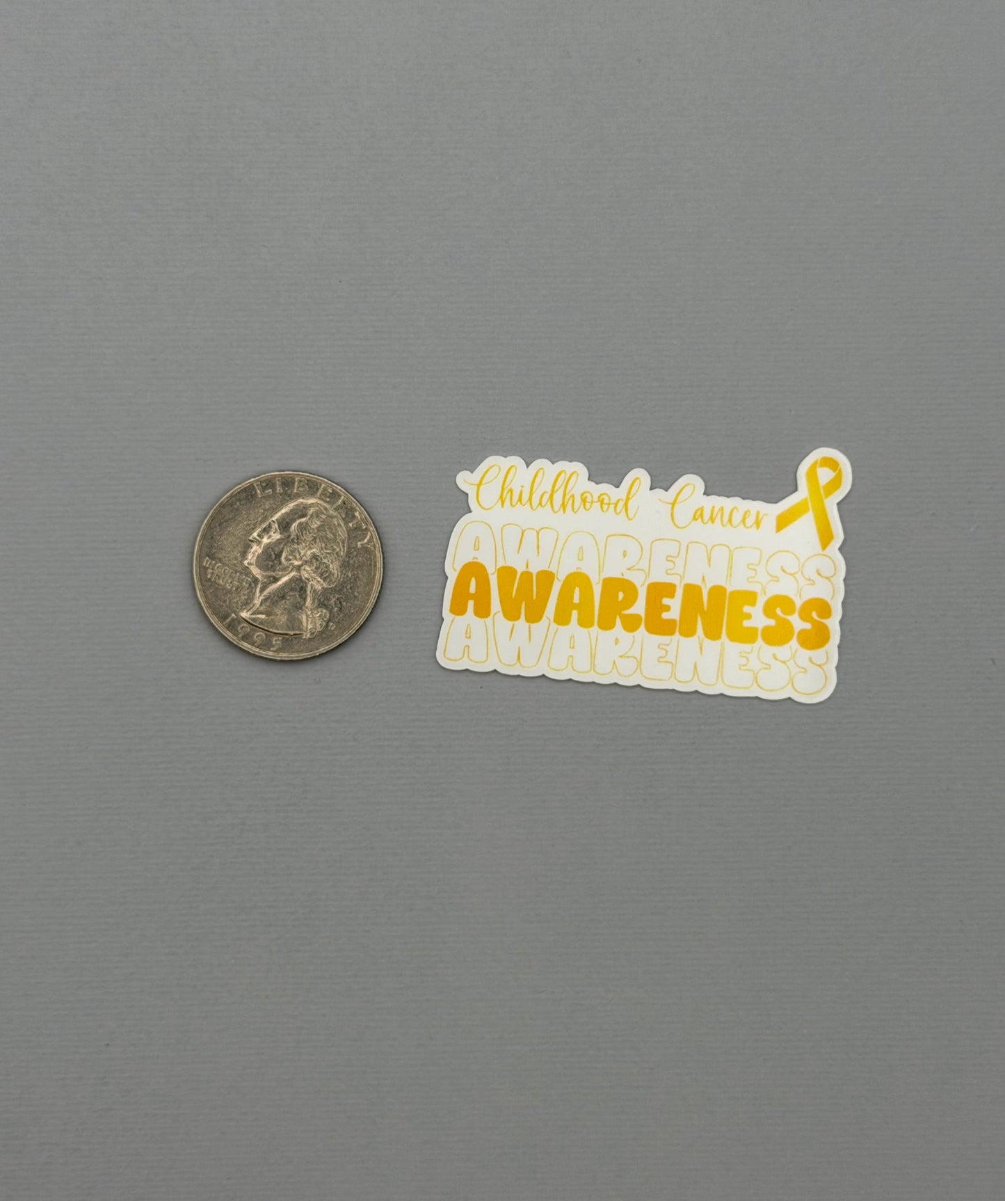 Childhood Cancer Awareness Sticker or Magnet