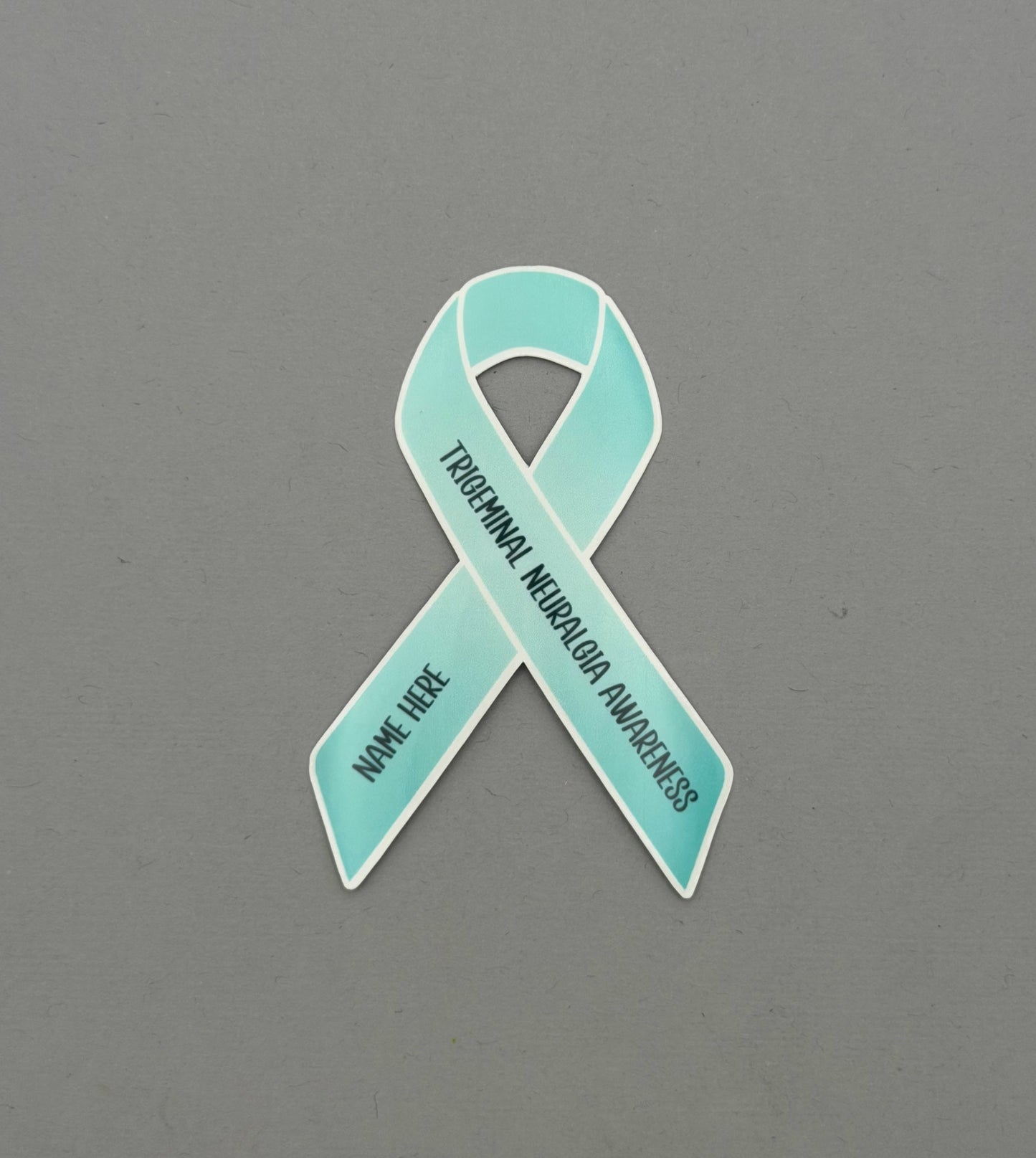 Trigeminal Neuralgia Awareness Custom Ribbon Sticker