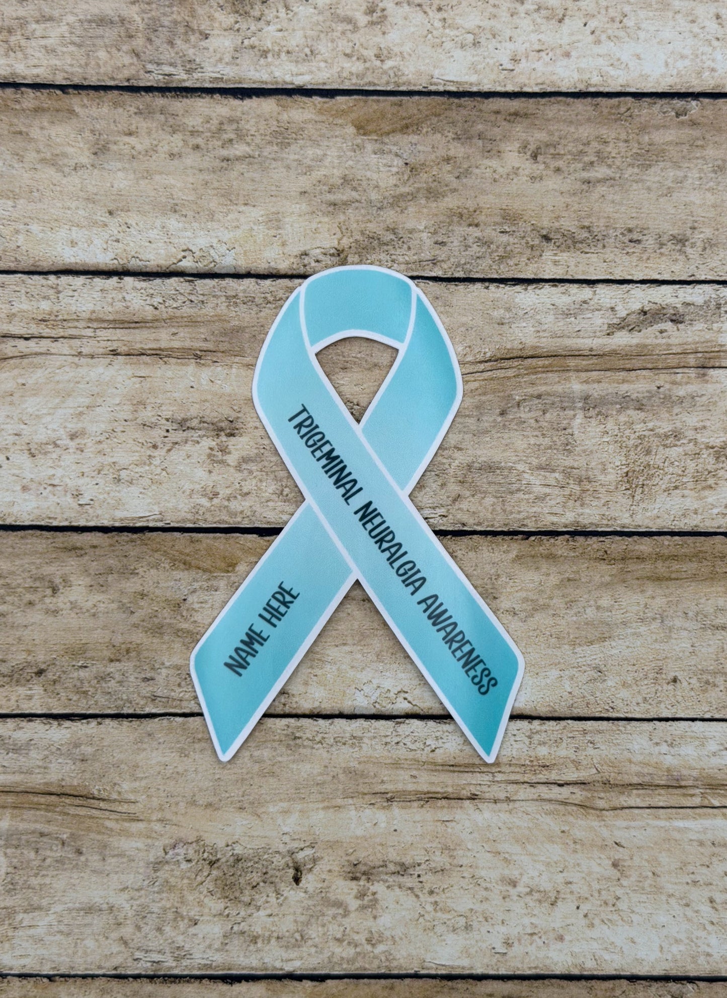 Trigeminal Neuralgia Awareness Custom Ribbon Sticker