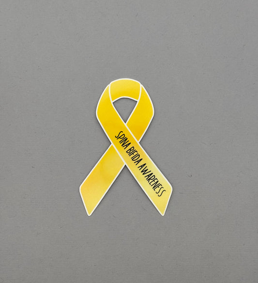 Spina Bifida Awareness Ribbon Sticker
