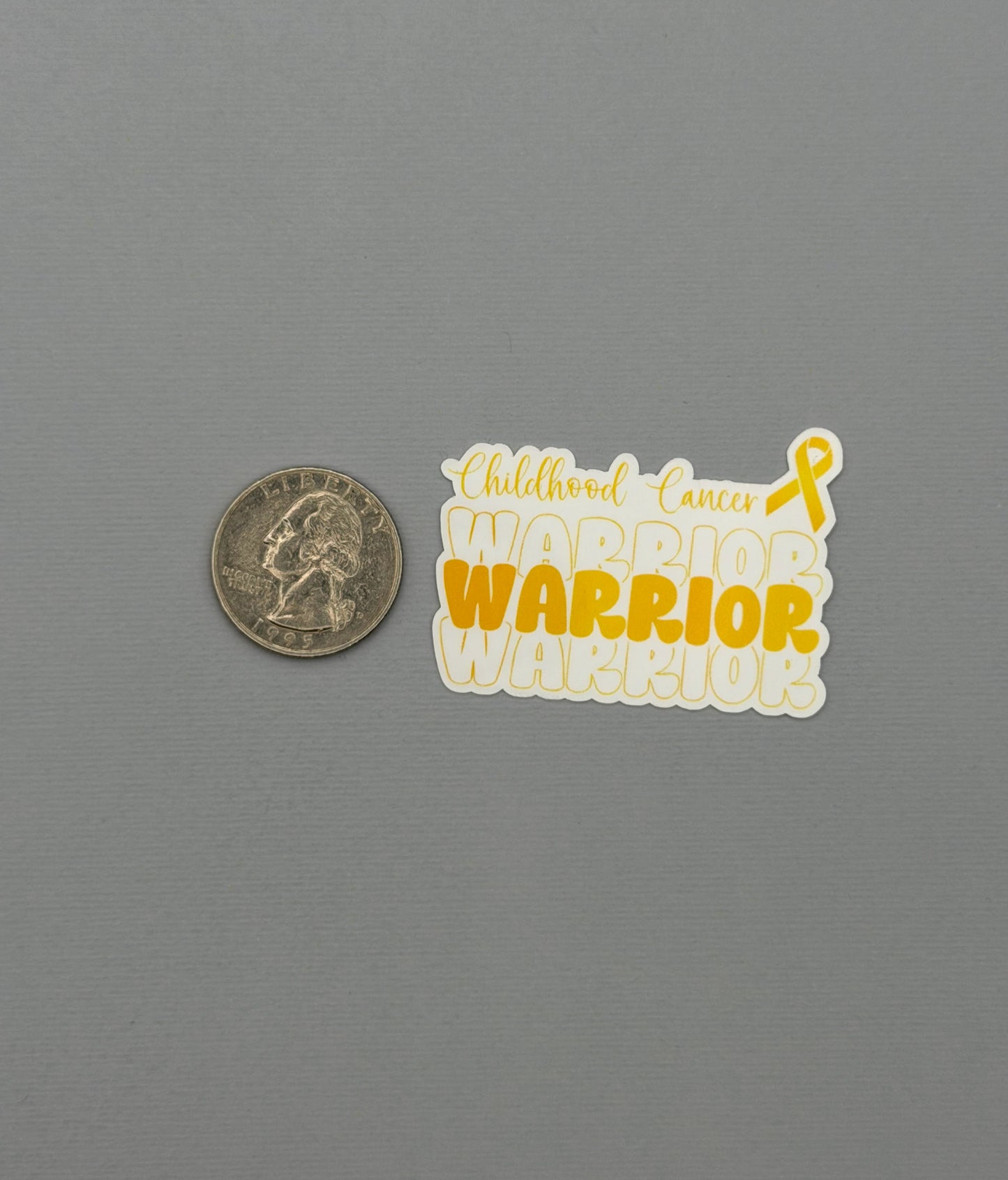 Childhood Cancer Warrior Sticker or Magnet