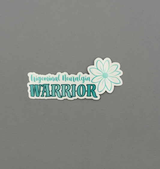 Trigeminal Neuralgia Warrior Flower Sticker
