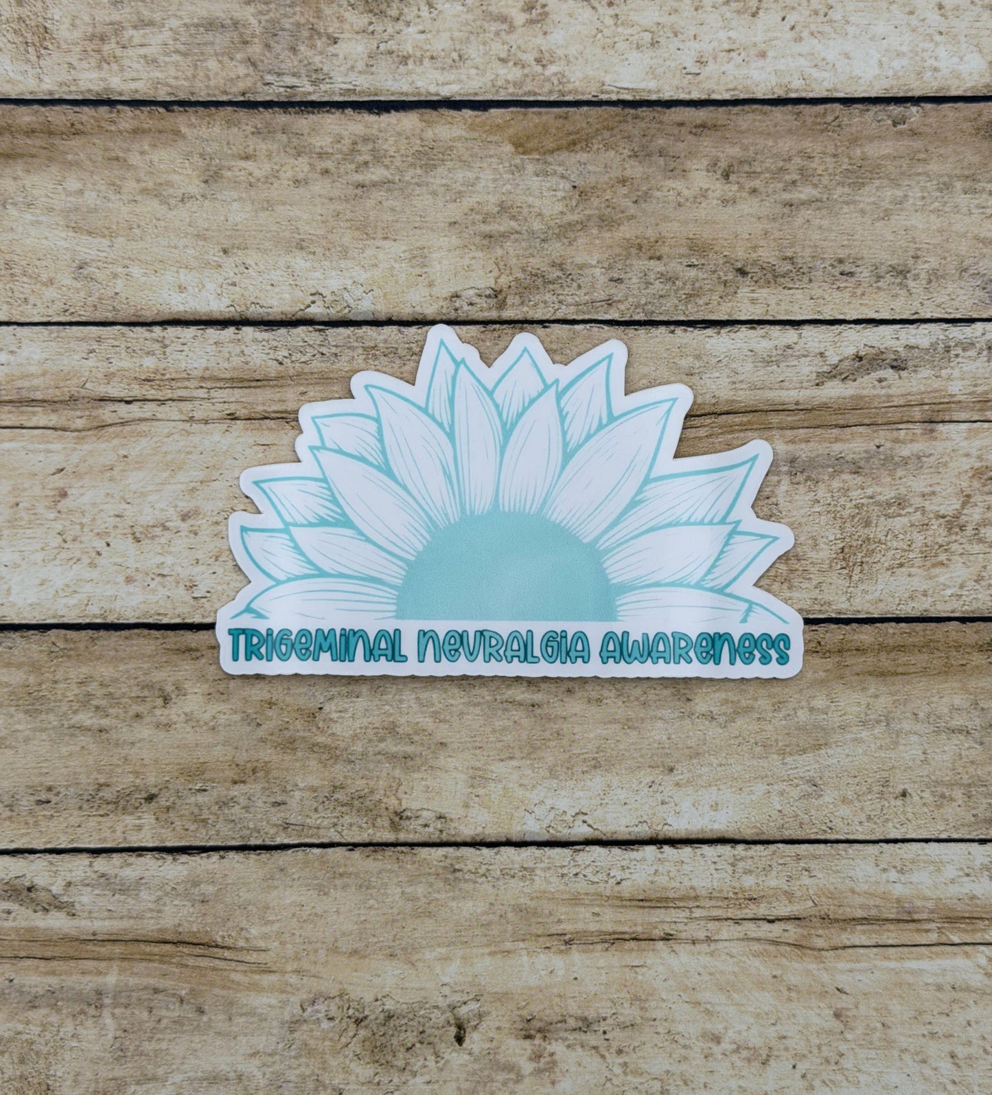 Trigeminal Neuralgia Awareness Sunflower Sticker