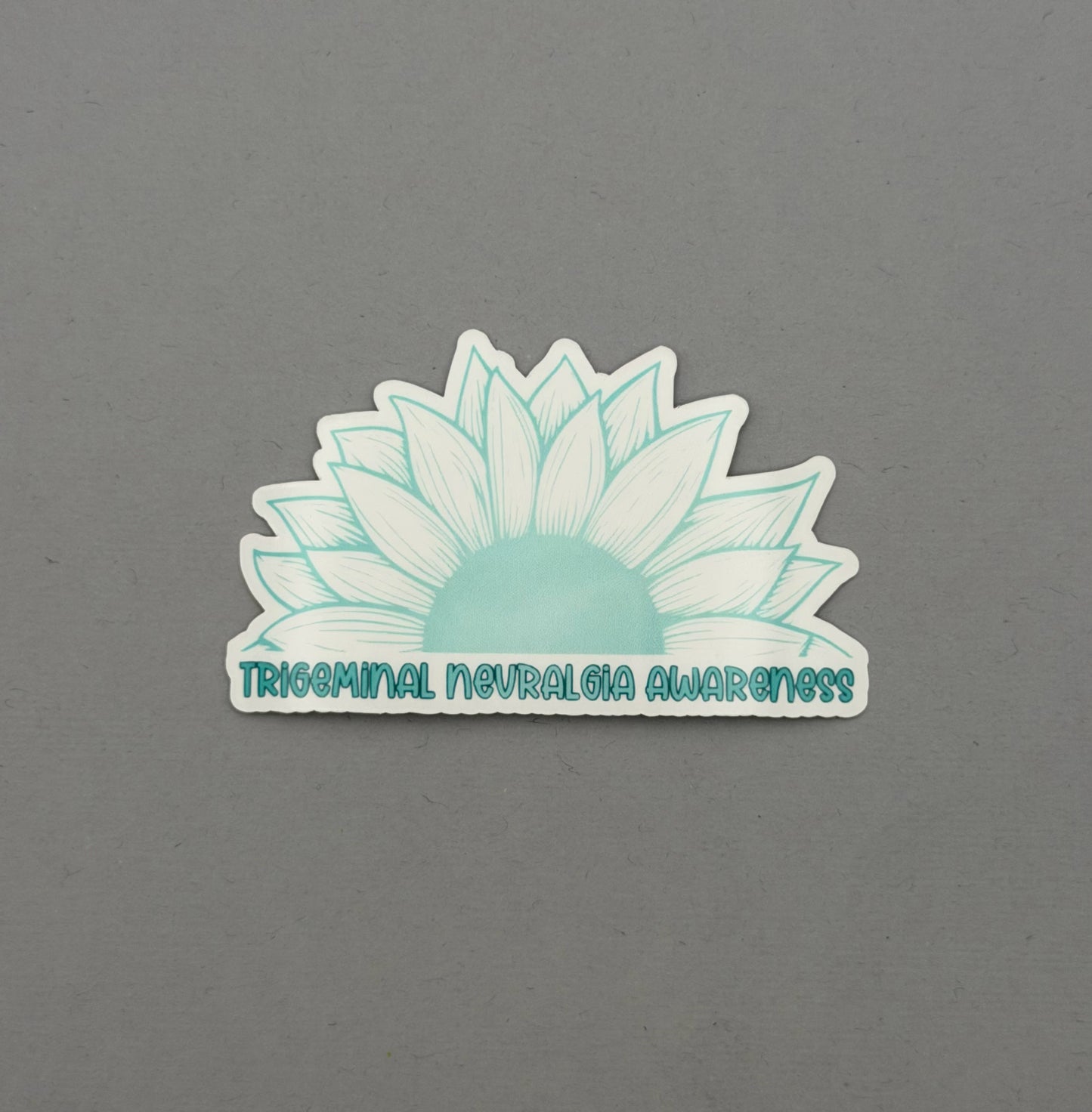 Trigeminal Neuralgia Awareness Sunflower Sticker