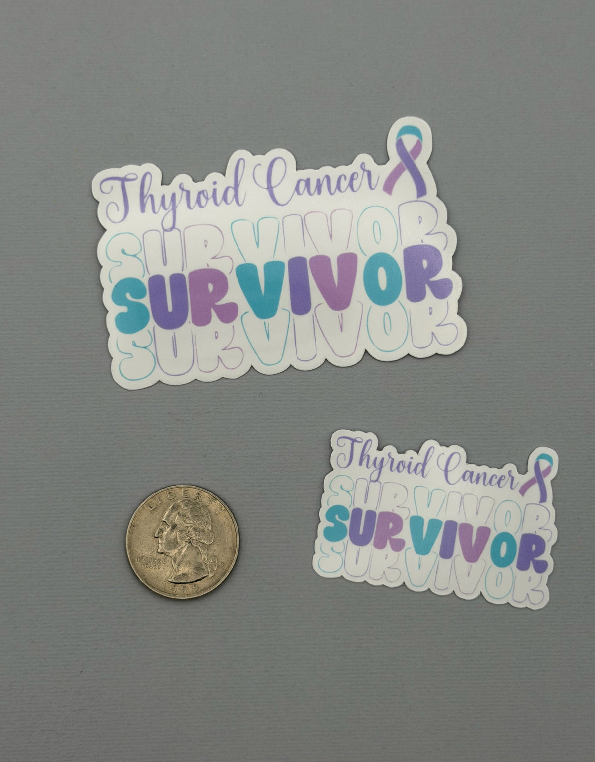 Thyroid Cancer Survivor Sticker or Magnet