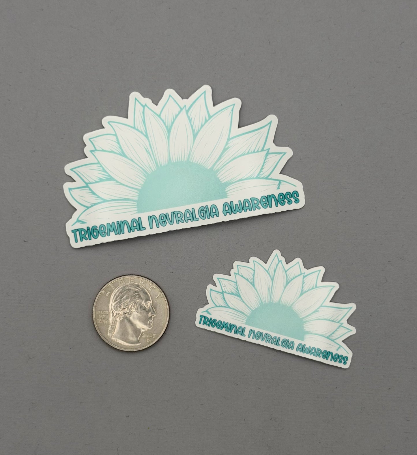 Trigeminal Neuralgia Awareness Sunflower Sticker