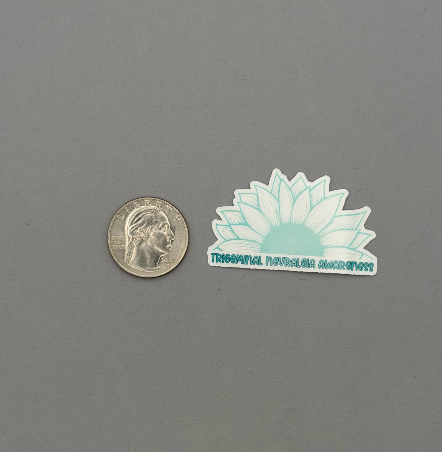 Trigeminal Neuralgia Awareness Sunflower Sticker