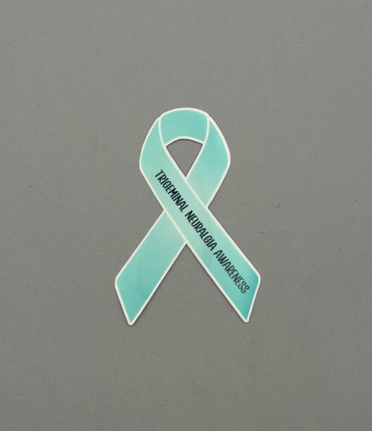 Trigeminal Neuralgia Awareness Ribbon Sticker