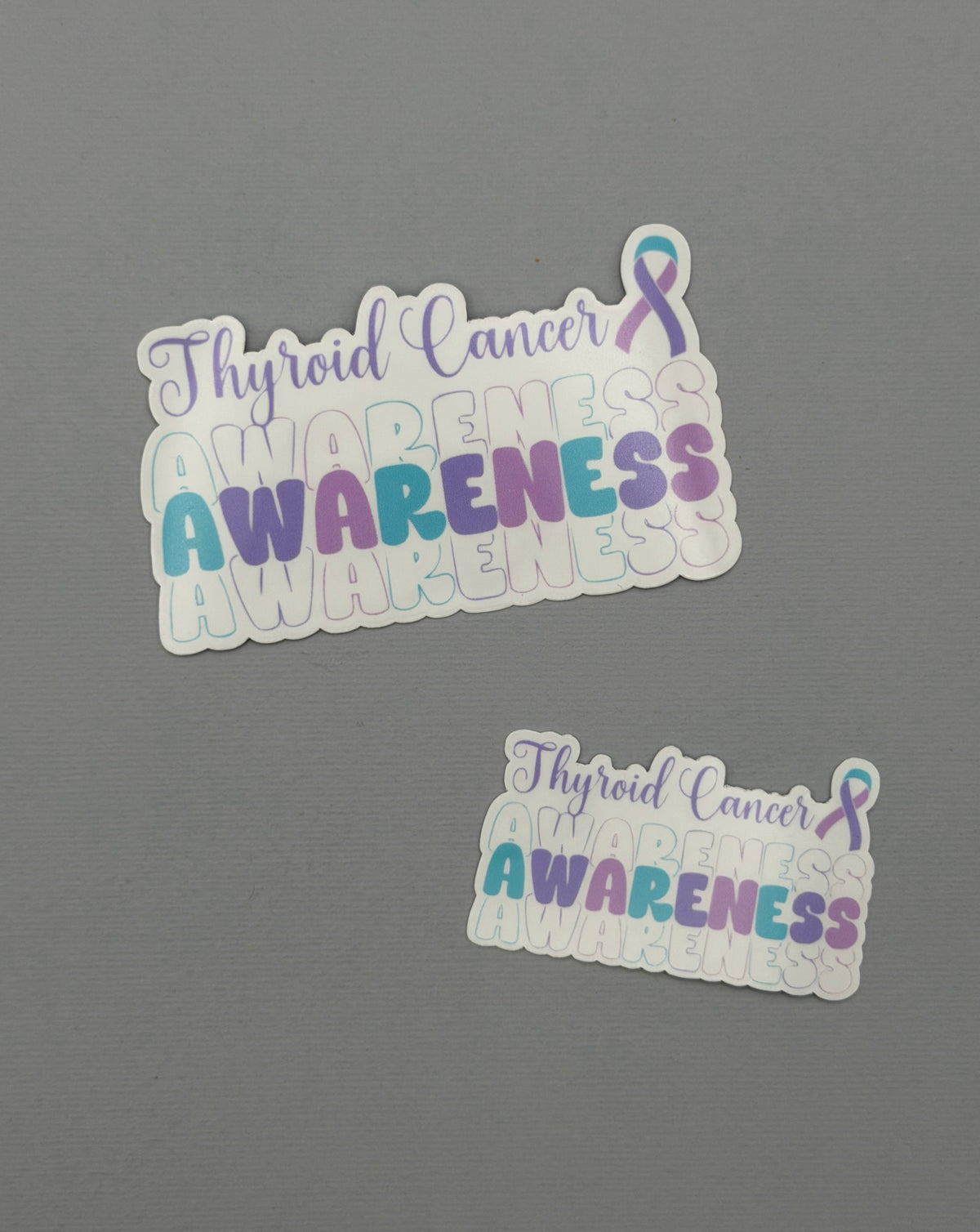 Thyroid Cancer Awareness Sticker or Magnet