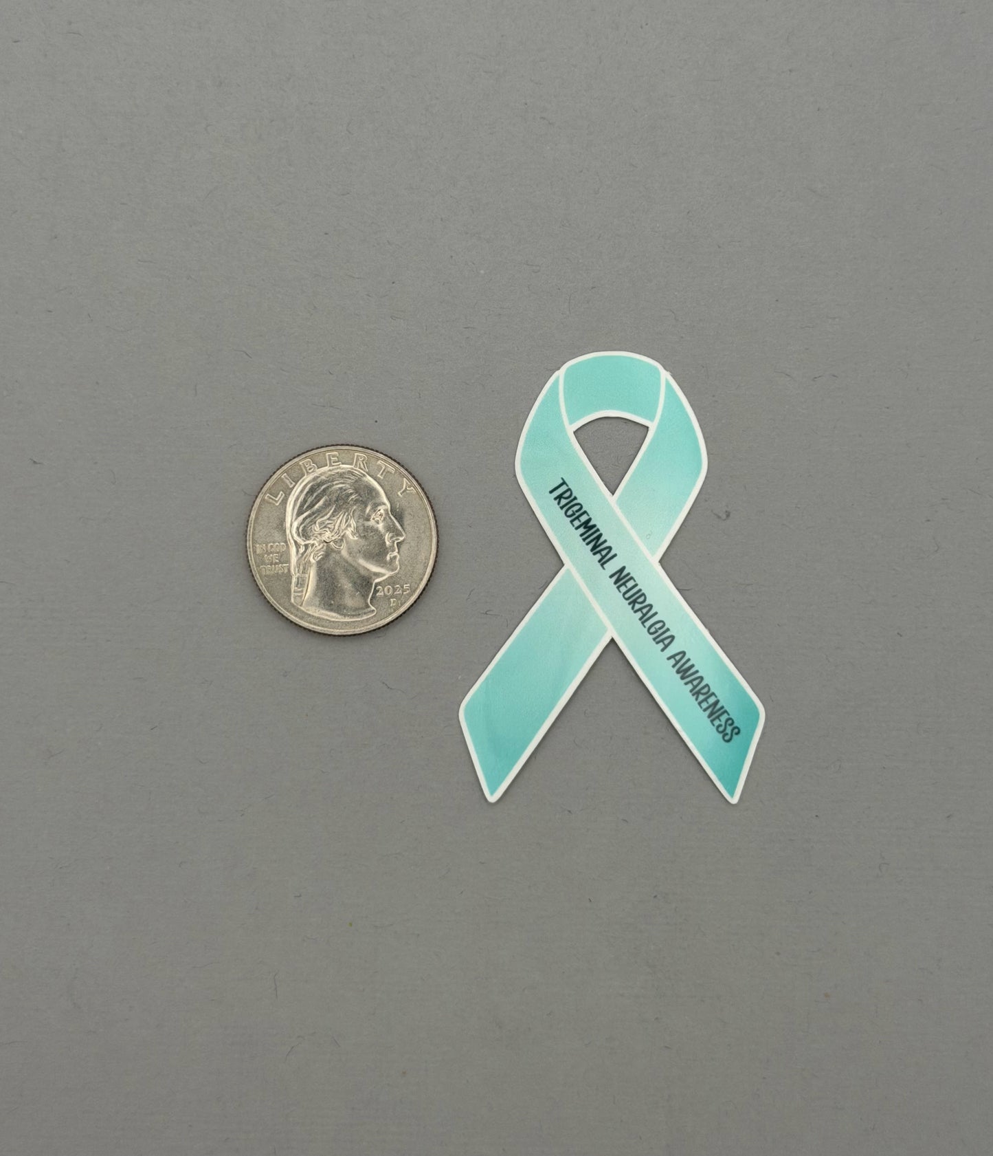 Trigeminal Neuralgia Awareness Ribbon Sticker