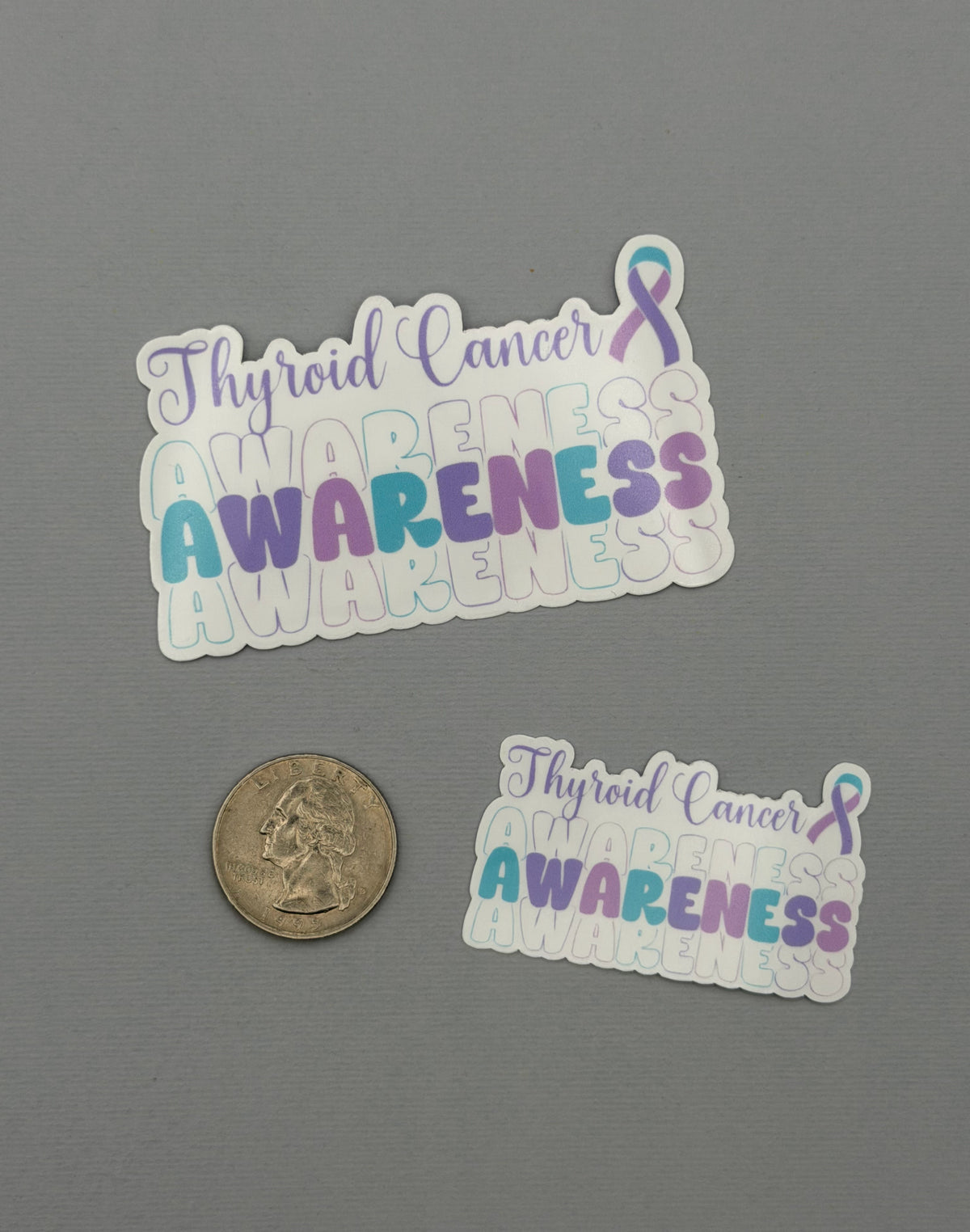Thyroid Cancer Awareness Sticker or Magnet