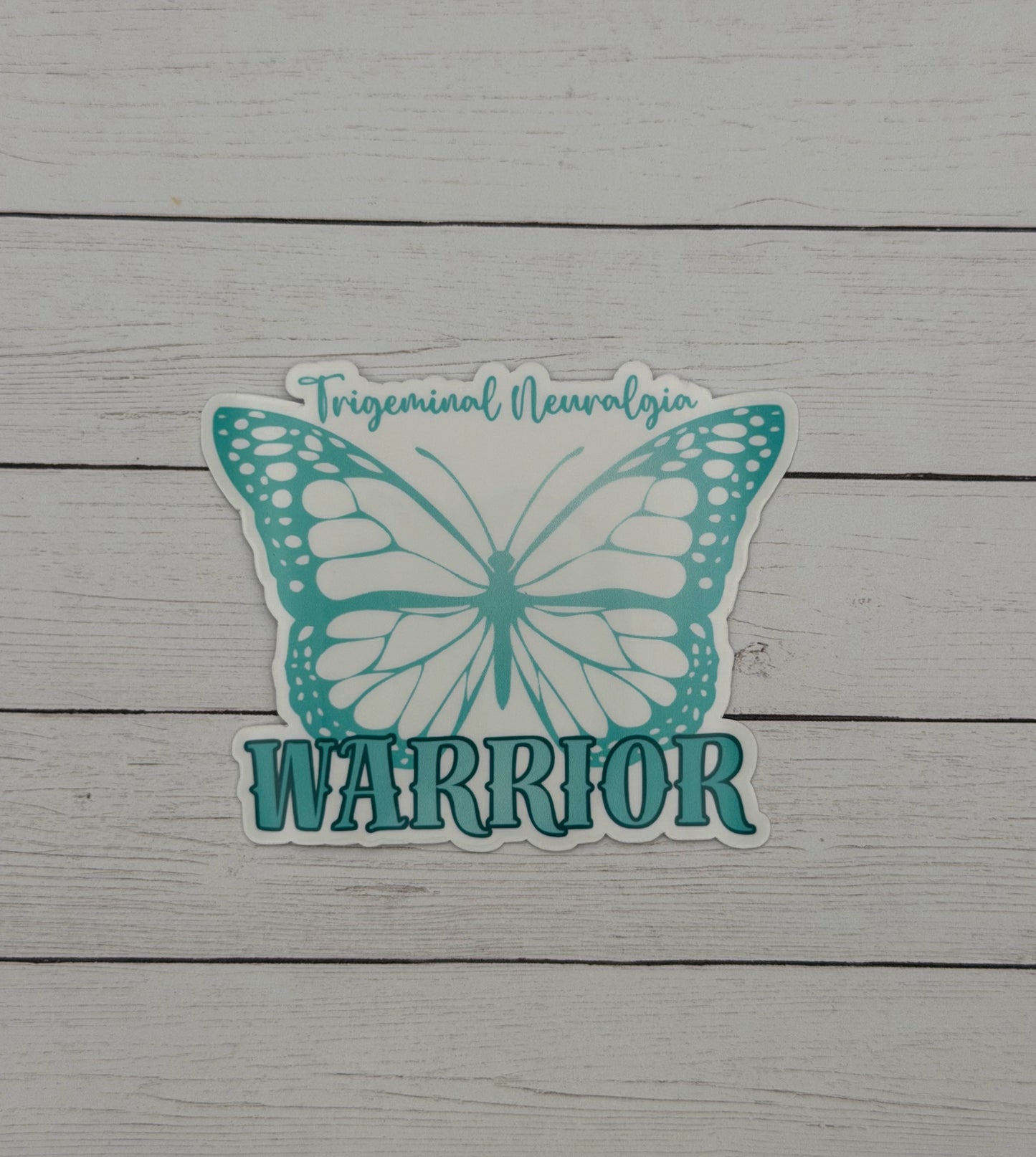 Trigeminal Neuralgia Warrior Butterfly Sticker