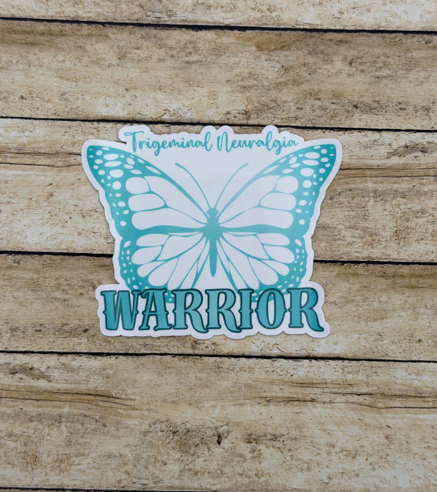 Trigeminal Neuralgia Warrior Butterfly Sticker