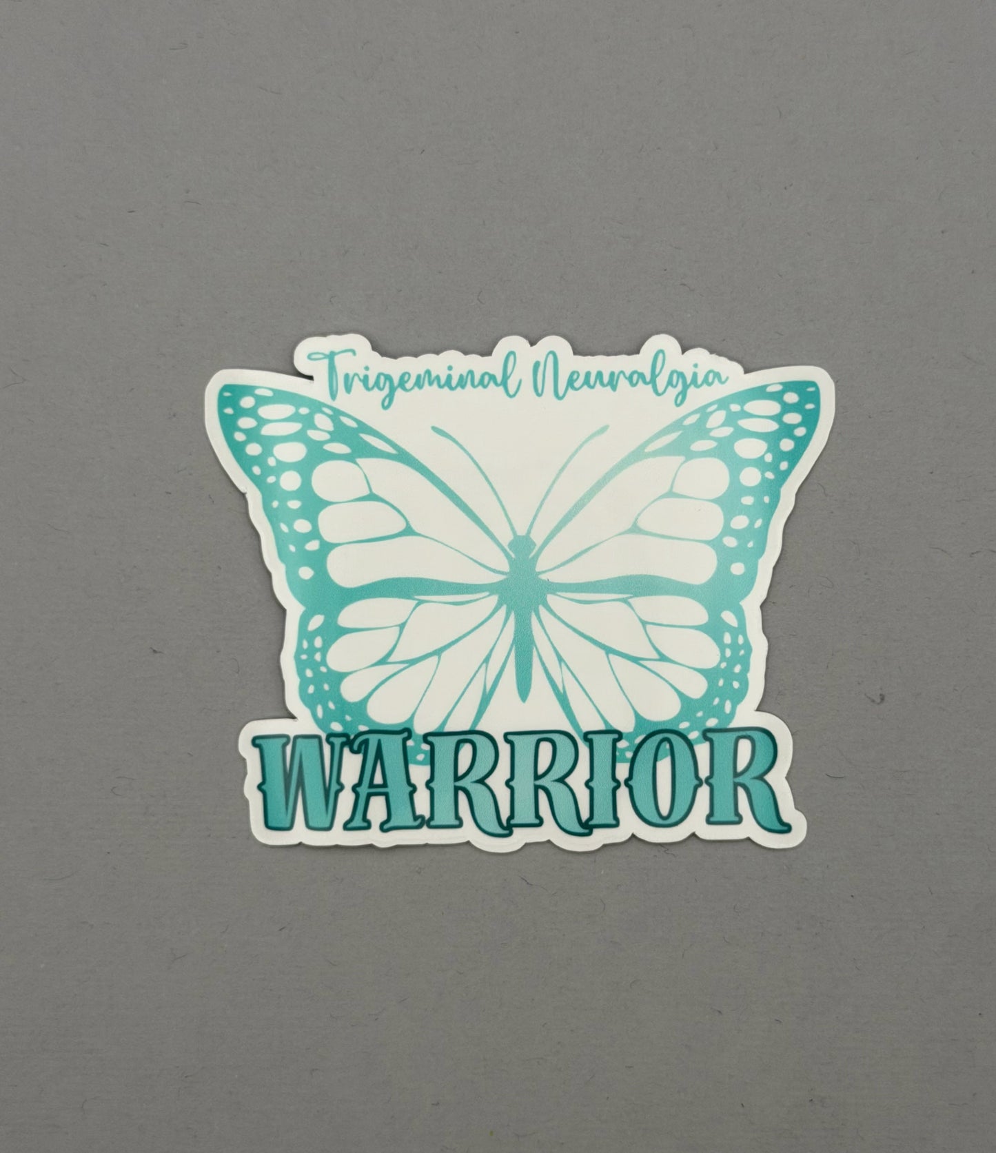 Trigeminal Neuralgia Warrior Butterfly Sticker