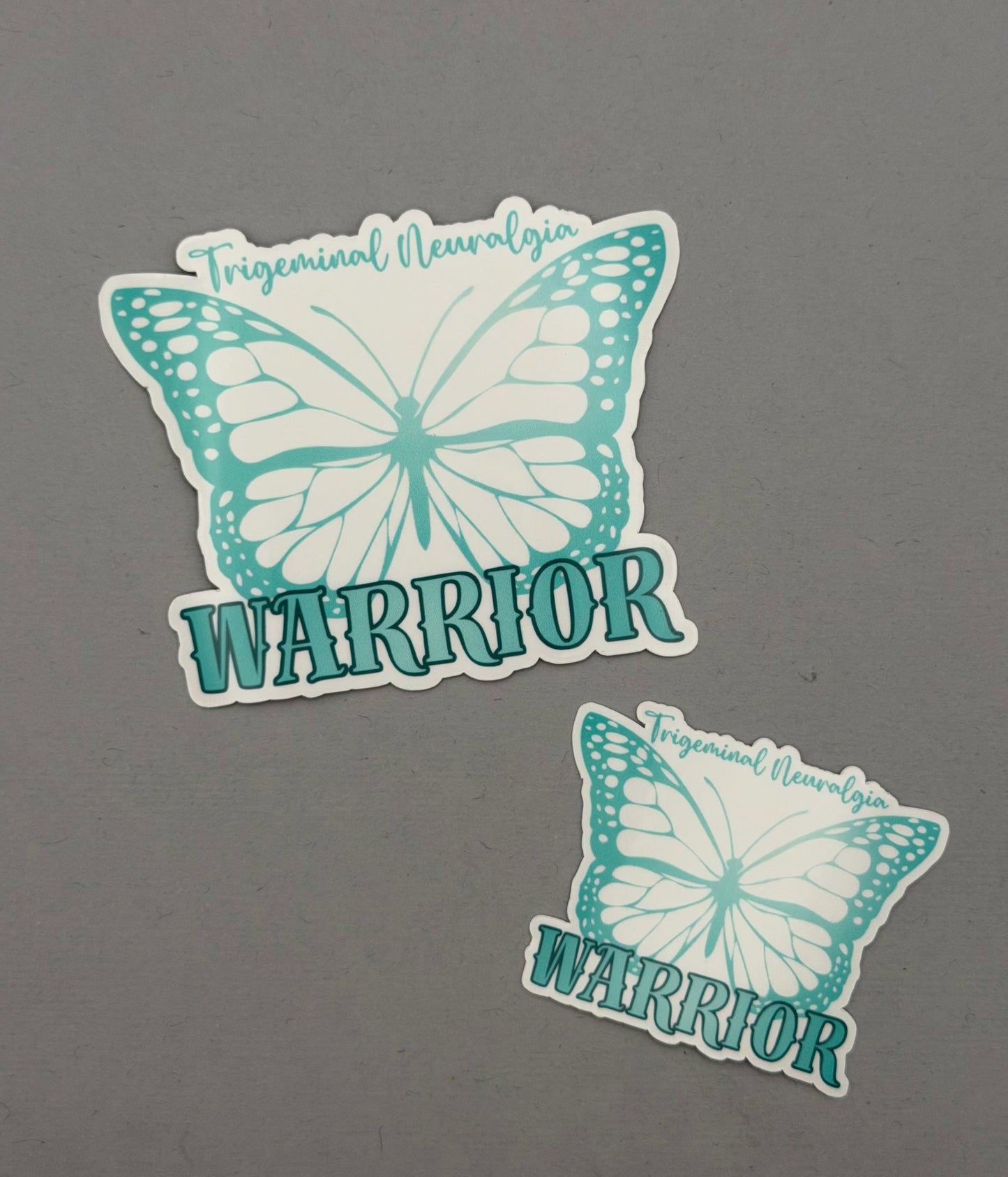 Trigeminal Neuralgia Warrior Butterfly Sticker
