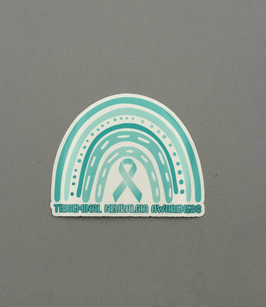 Trigeminal Neuralgia Awareness Rainbow Sticker