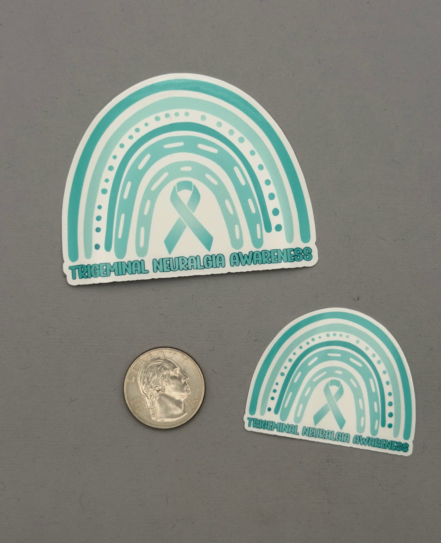Trigeminal Neuralgia Awareness Rainbow Sticker