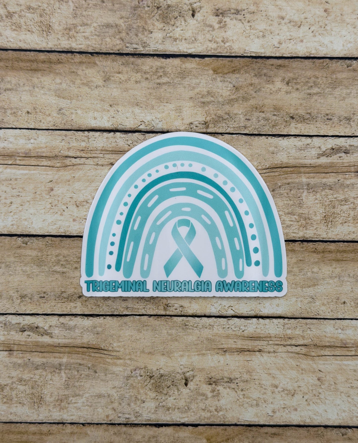 Trigeminal Neuralgia Awareness Rainbow Sticker