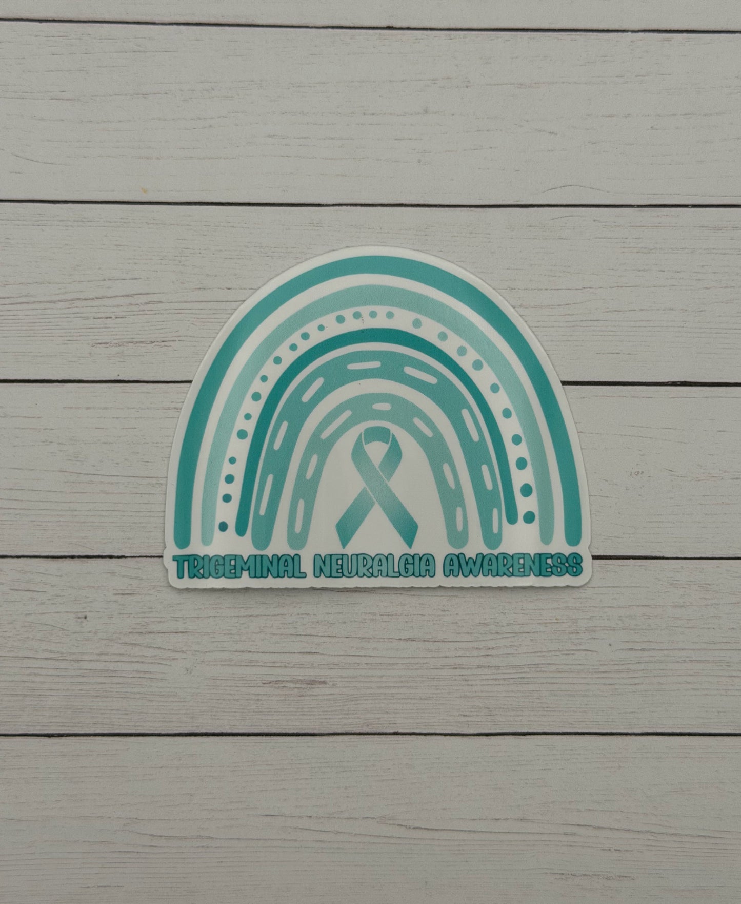 Trigeminal Neuralgia Awareness Rainbow Sticker