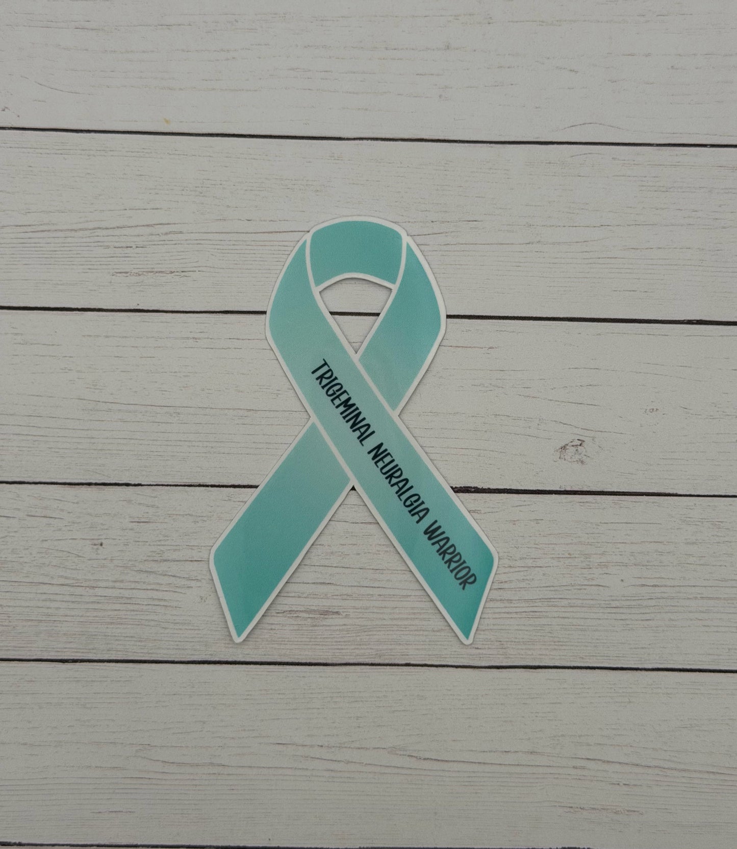Trigeminal Neuralgia Warrior Ribbon Sticker