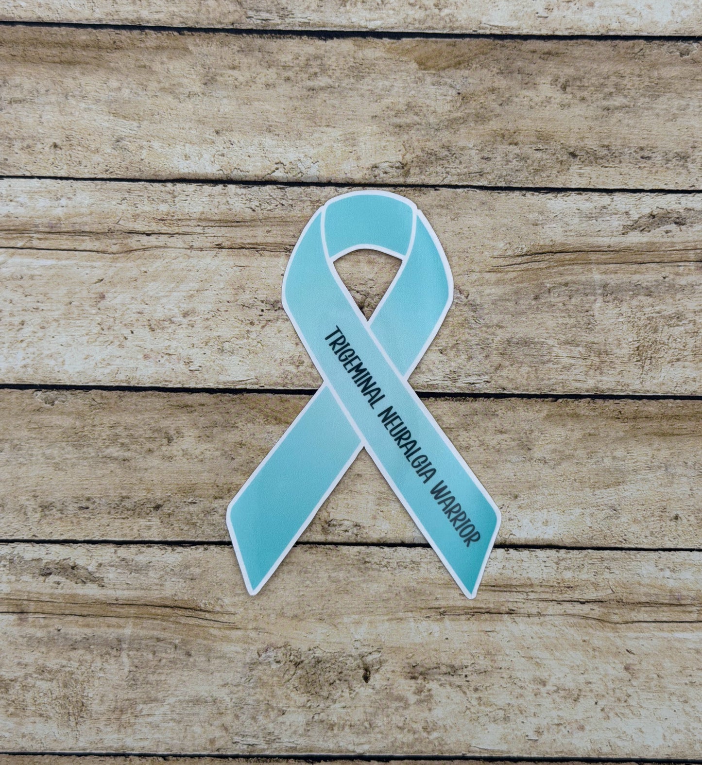 Trigeminal Neuralgia Warrior Ribbon Sticker