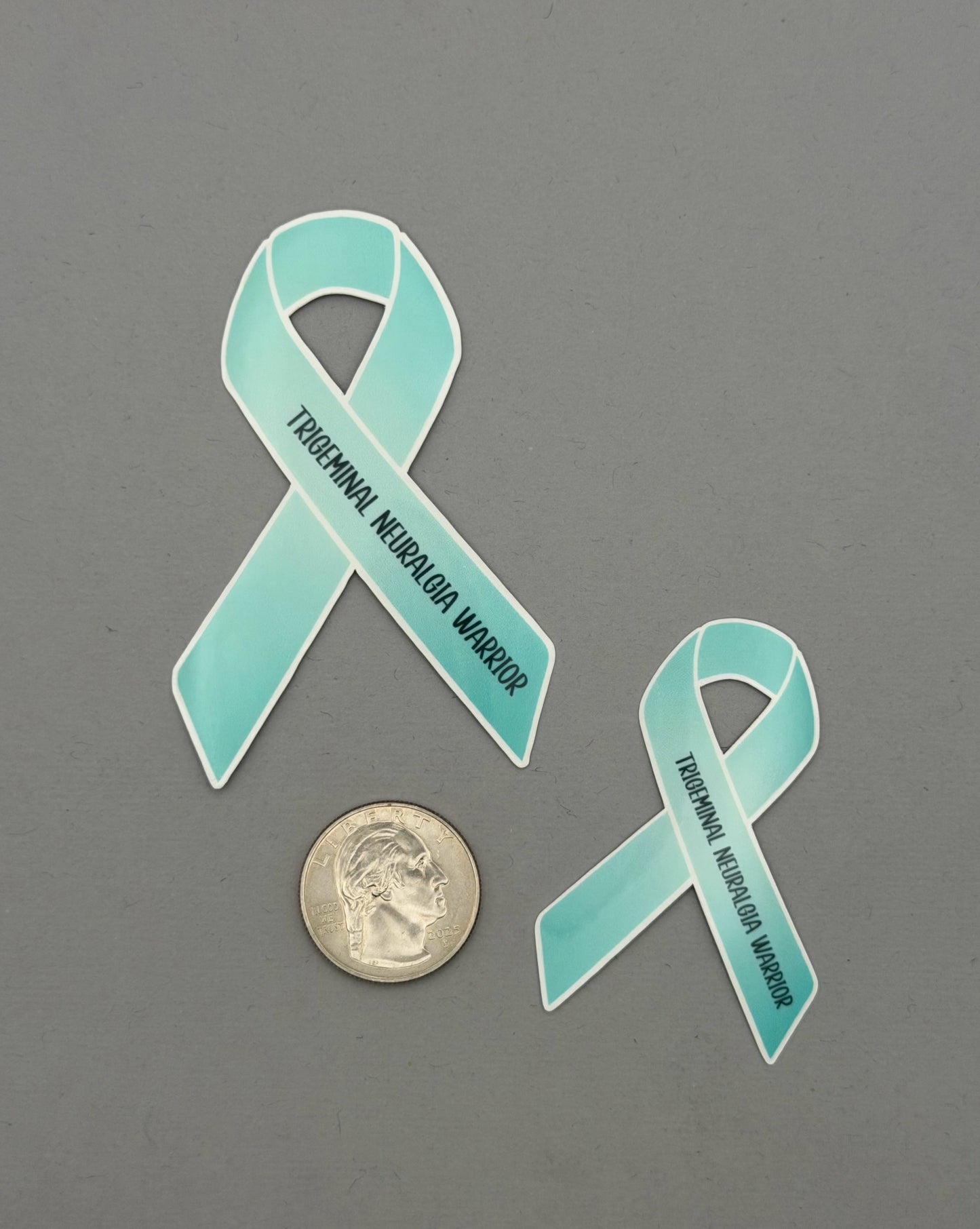 Trigeminal Neuralgia Warrior Ribbon Sticker