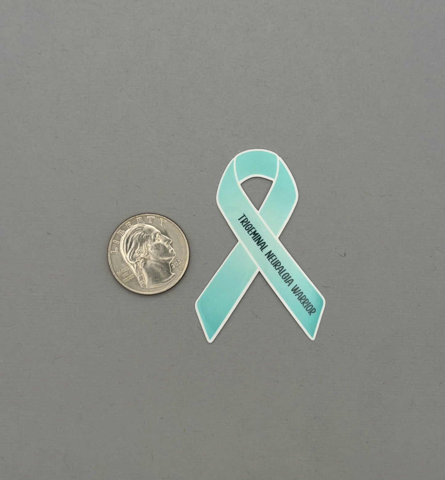 Trigeminal Neuralgia Warrior Ribbon Sticker