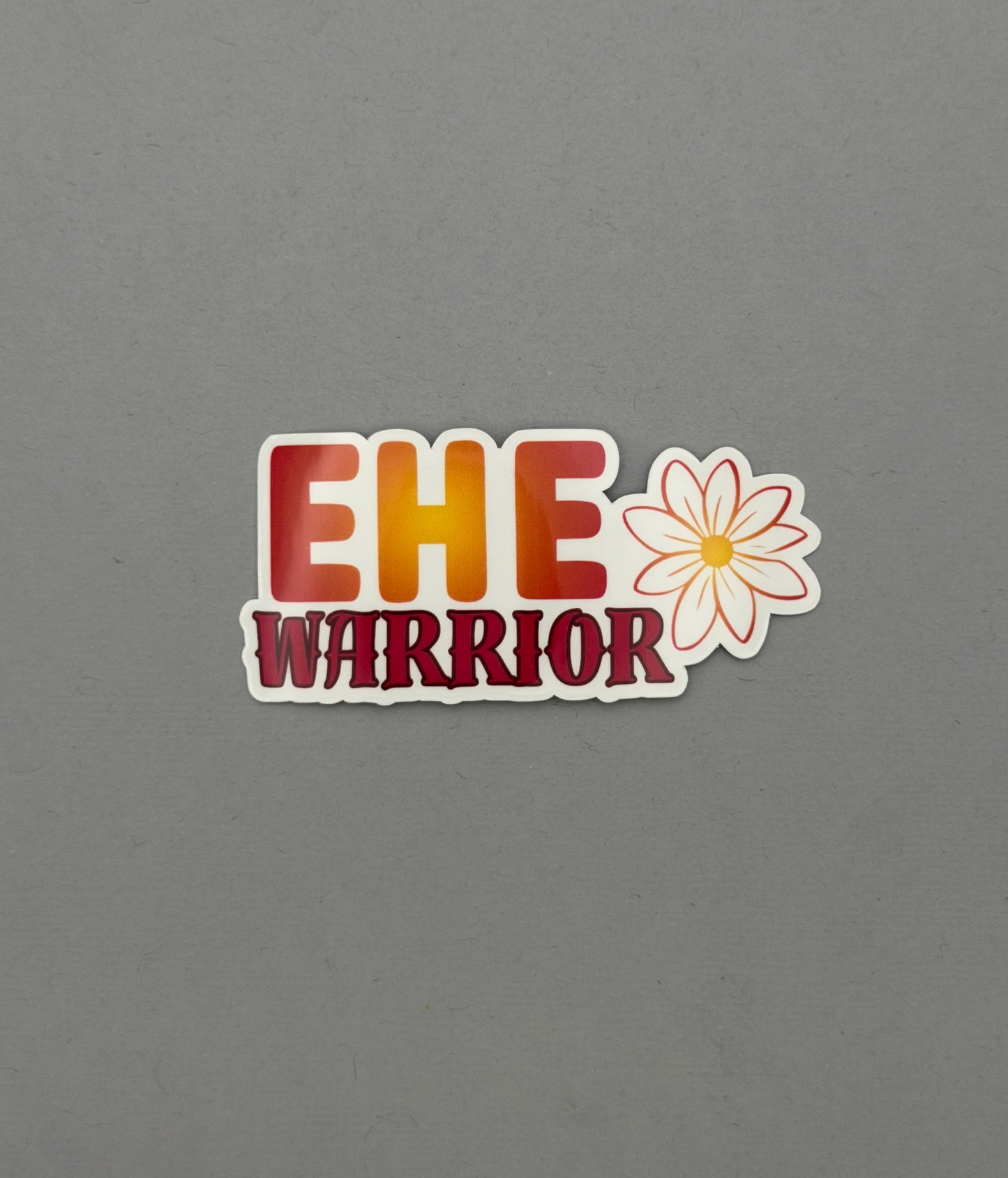 EHE Warrior Flower Sticker | Epithelioid Hemangioendothelioma