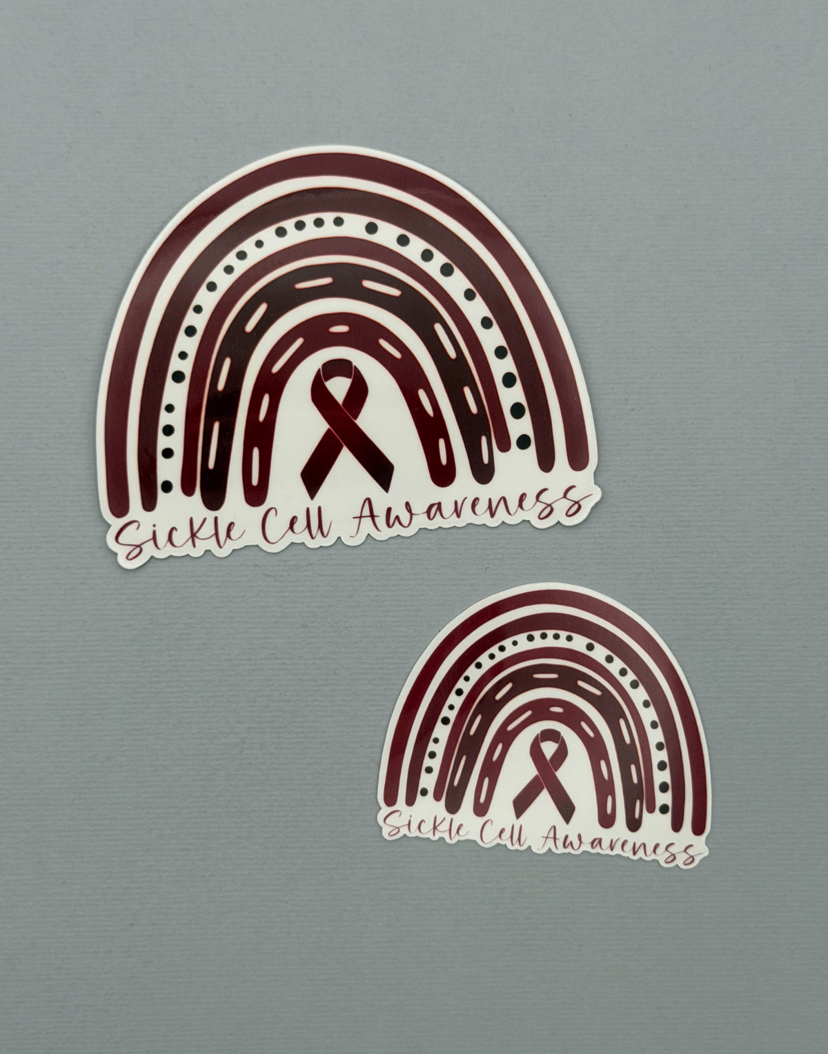 Sickle Cell Awareness Rainbow Sticker or Magnet