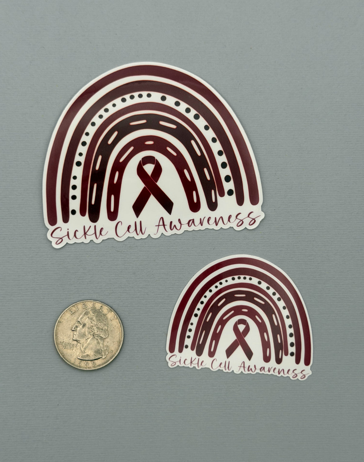 Sickle Cell Awareness Rainbow Sticker or Magnet