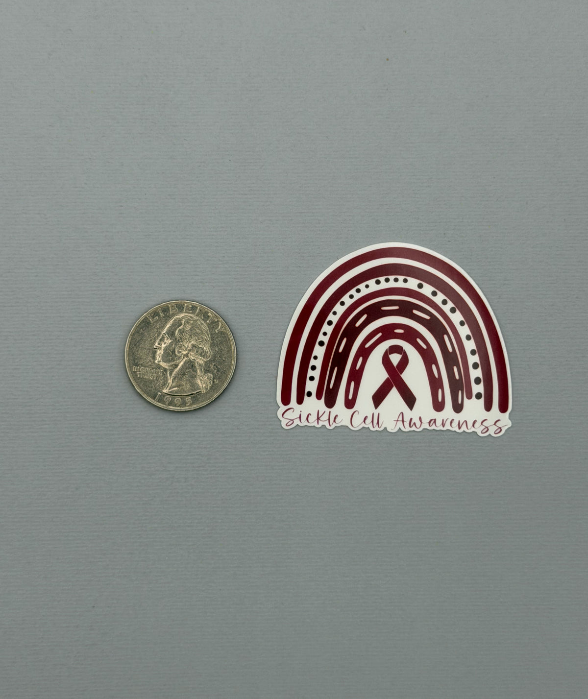 Sickle Cell Awareness Rainbow Sticker or Magnet