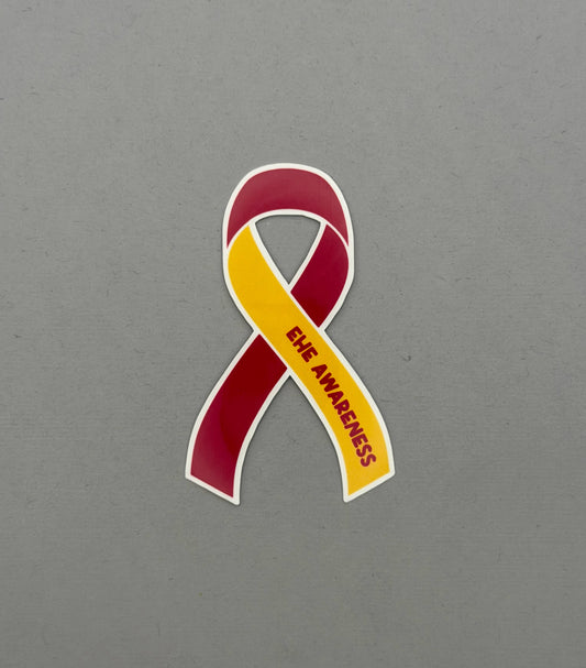 EHE Awareness Ribbon Sticker | Epithelioid Hemangioendothelioma