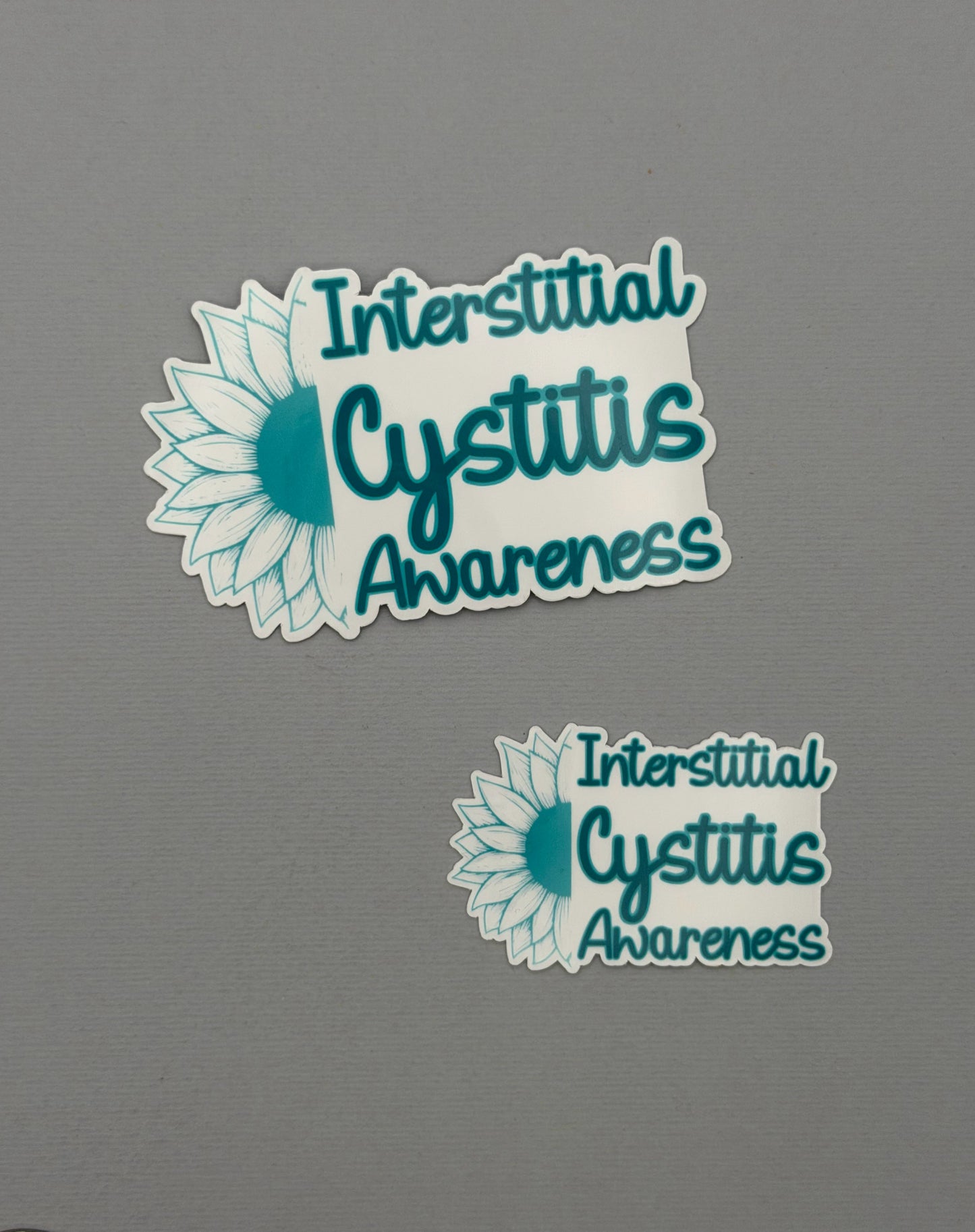 Interstitial Cystitis Awareness Sunflower Sticker or Magnet