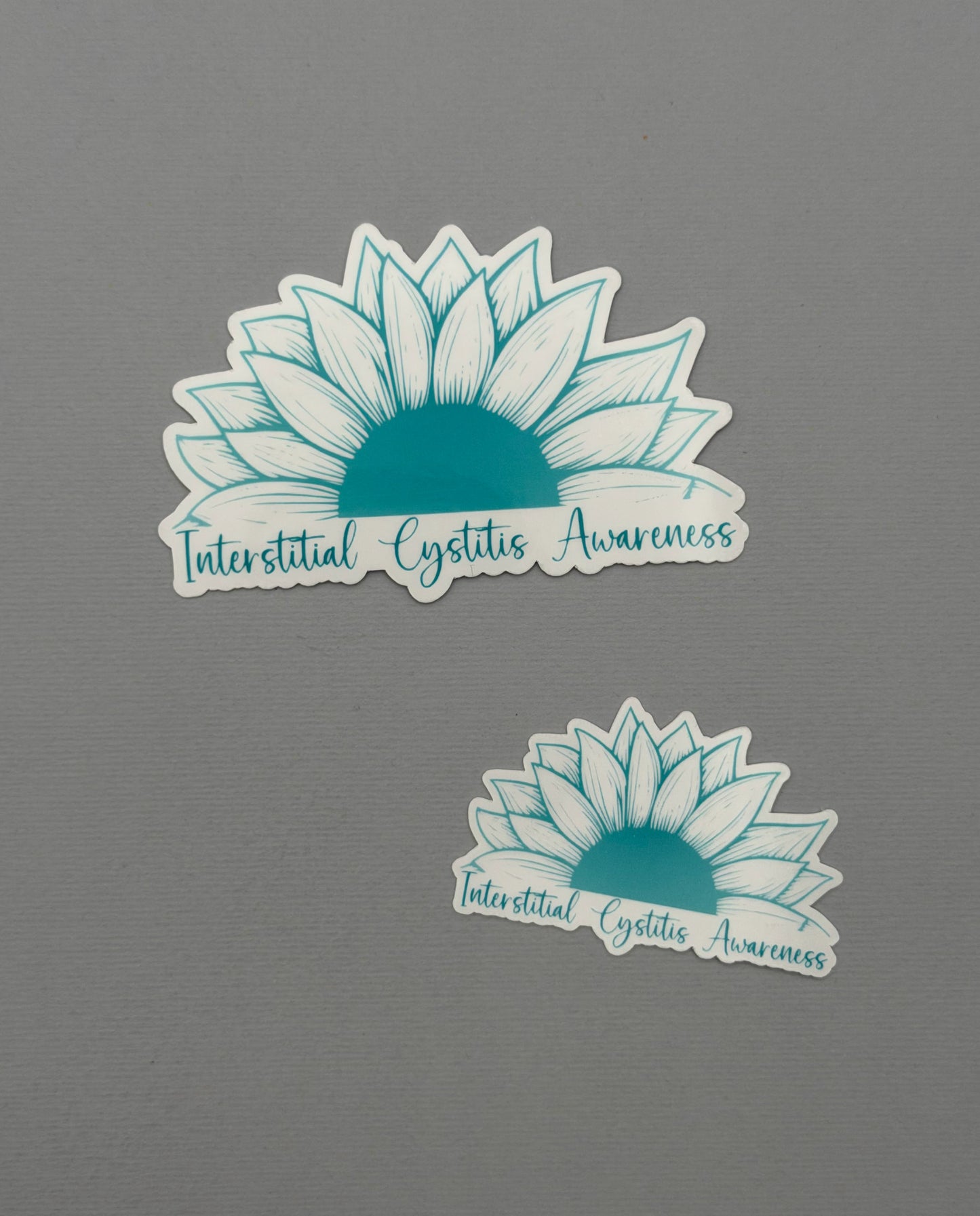 Interstitial Cystitis Awareness Sunflower Sticker or Magnet