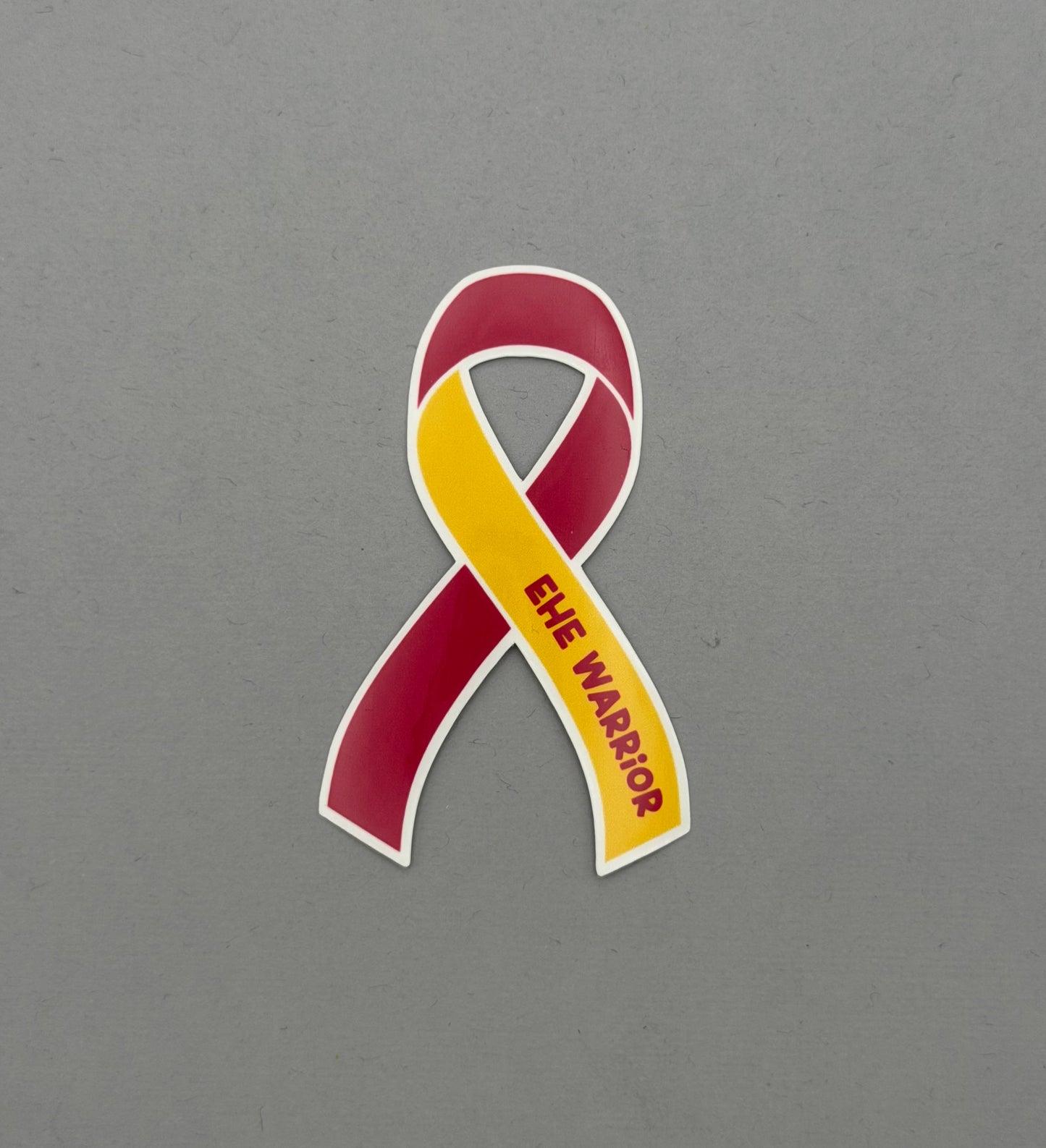 EHE Warrior Ribbon Sticker | Epithelioid Hemangioendothelioma